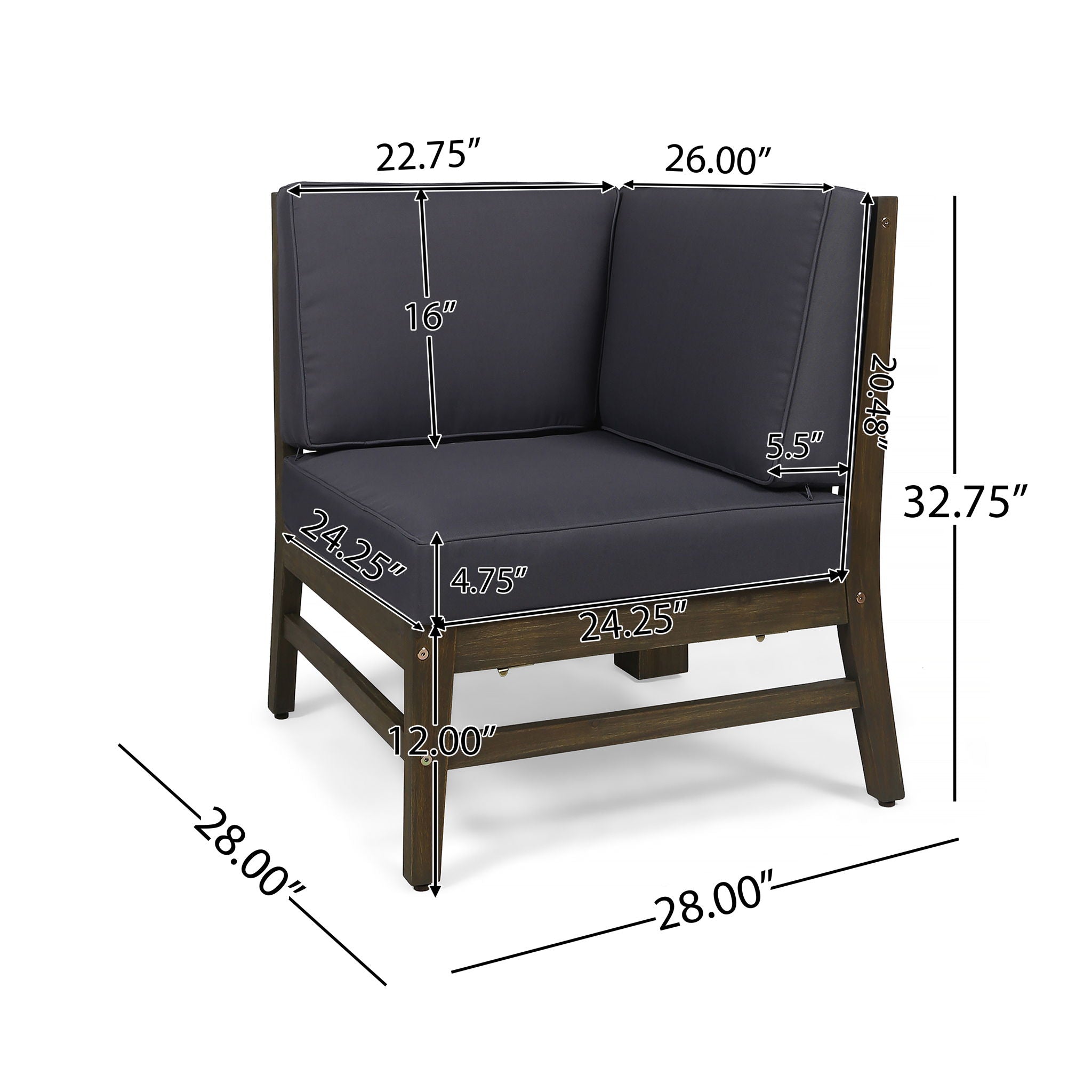 Perla Corner Chair by HouseOfZazla
