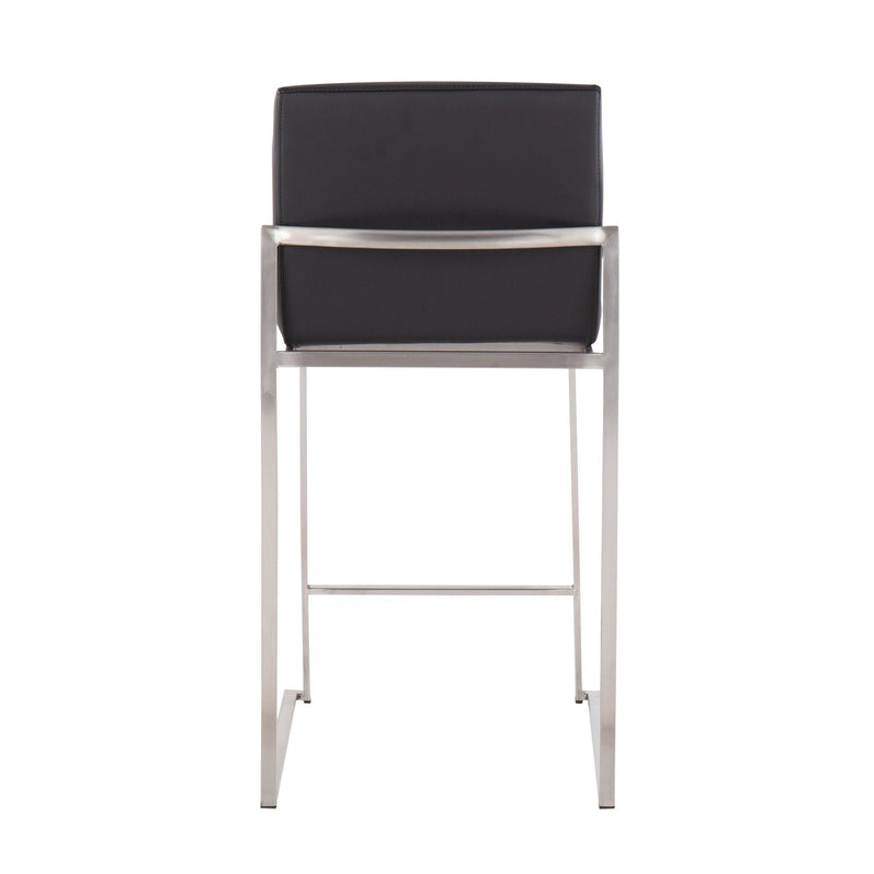 Fuji - Contemporary High Back Counter Stool, Functional Design by HouseOfZazla