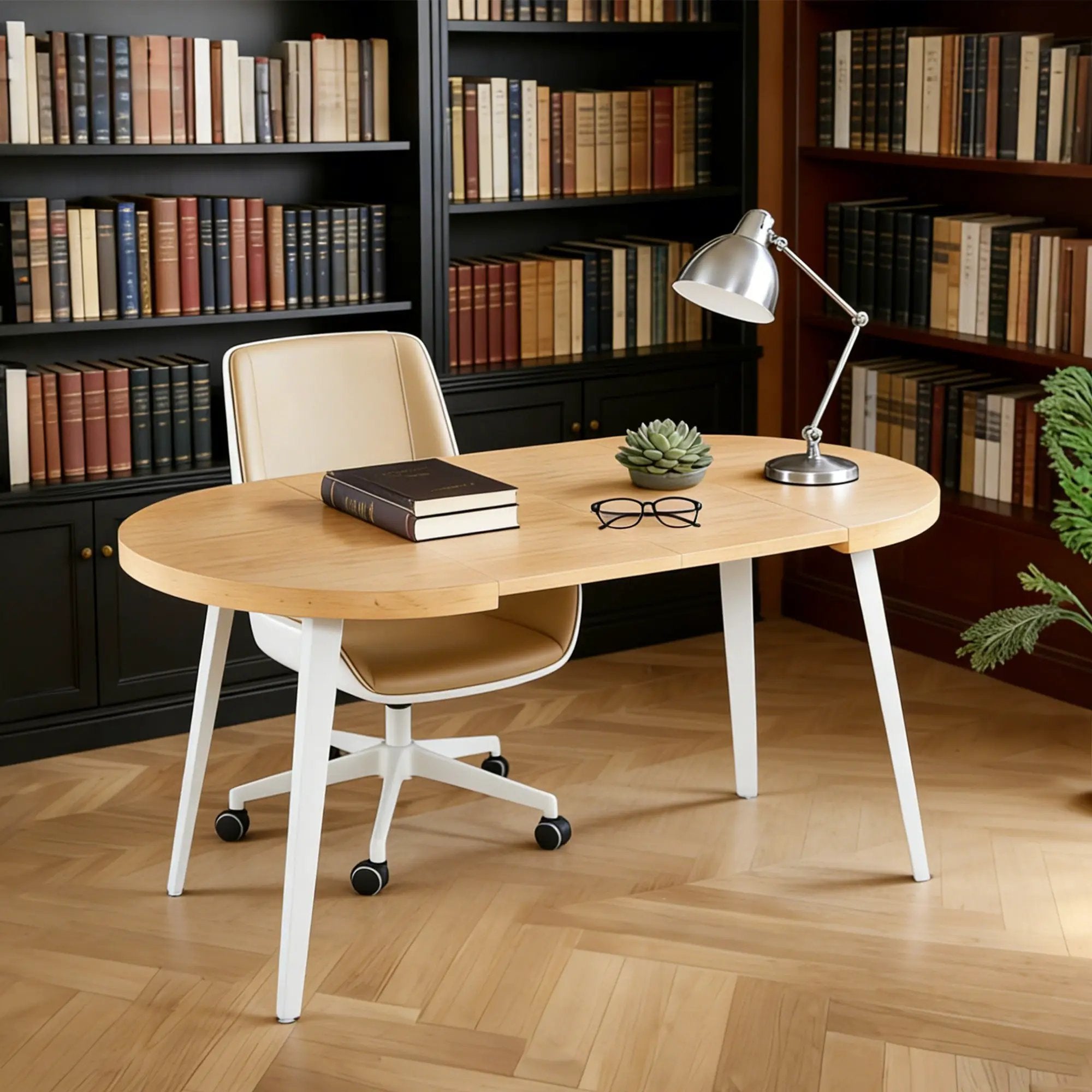 Extendable Dining Table with Metal Legs by HouseOfZazla
