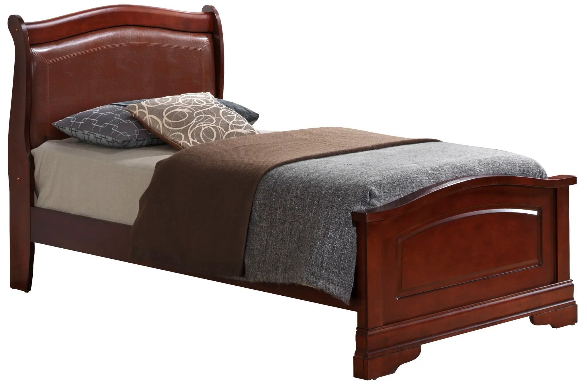 Panel Sleigh Bed Elegantly Crafted by Unique Piece Furniture