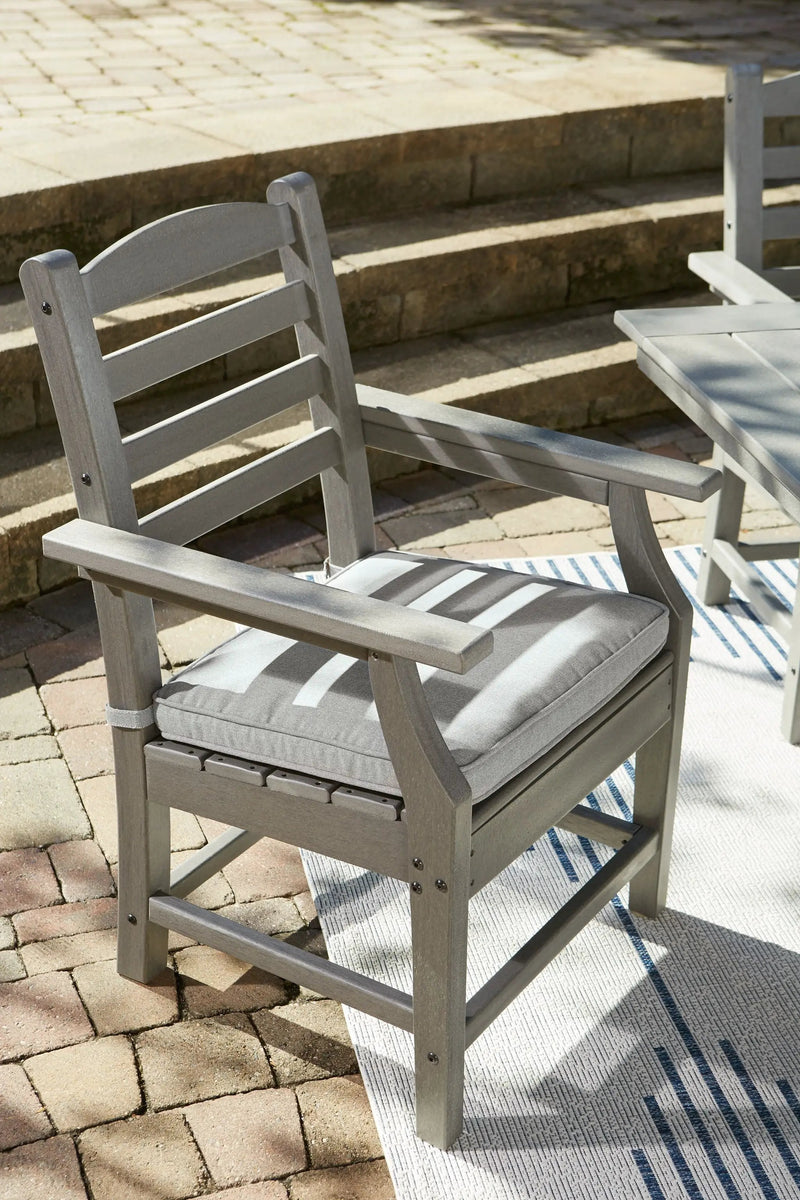 Visola - Arm Chair With Cushion (Set of 2) - Gray by Unique Piece Furniture