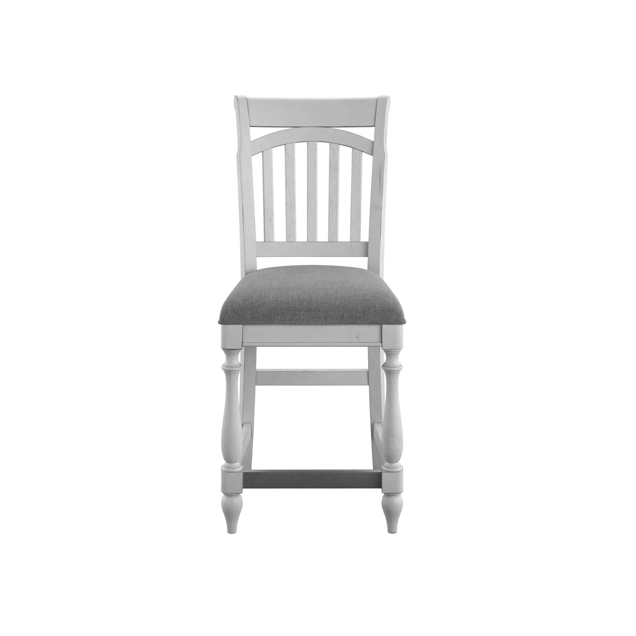Slat Back Barstools (Set of 2) - Gray by Unique Piece Furniture