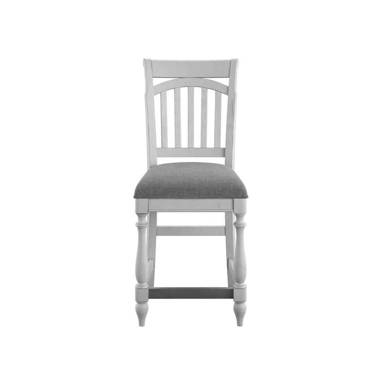 Slat Back Barstools (Set of 2) - Gray by Unique Piece Furniture