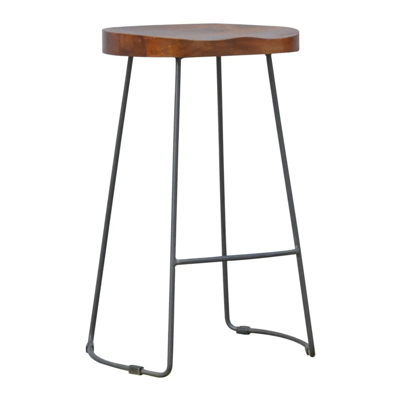 Chunky Bar Stool - Chestnut by Unique Piece Furniture