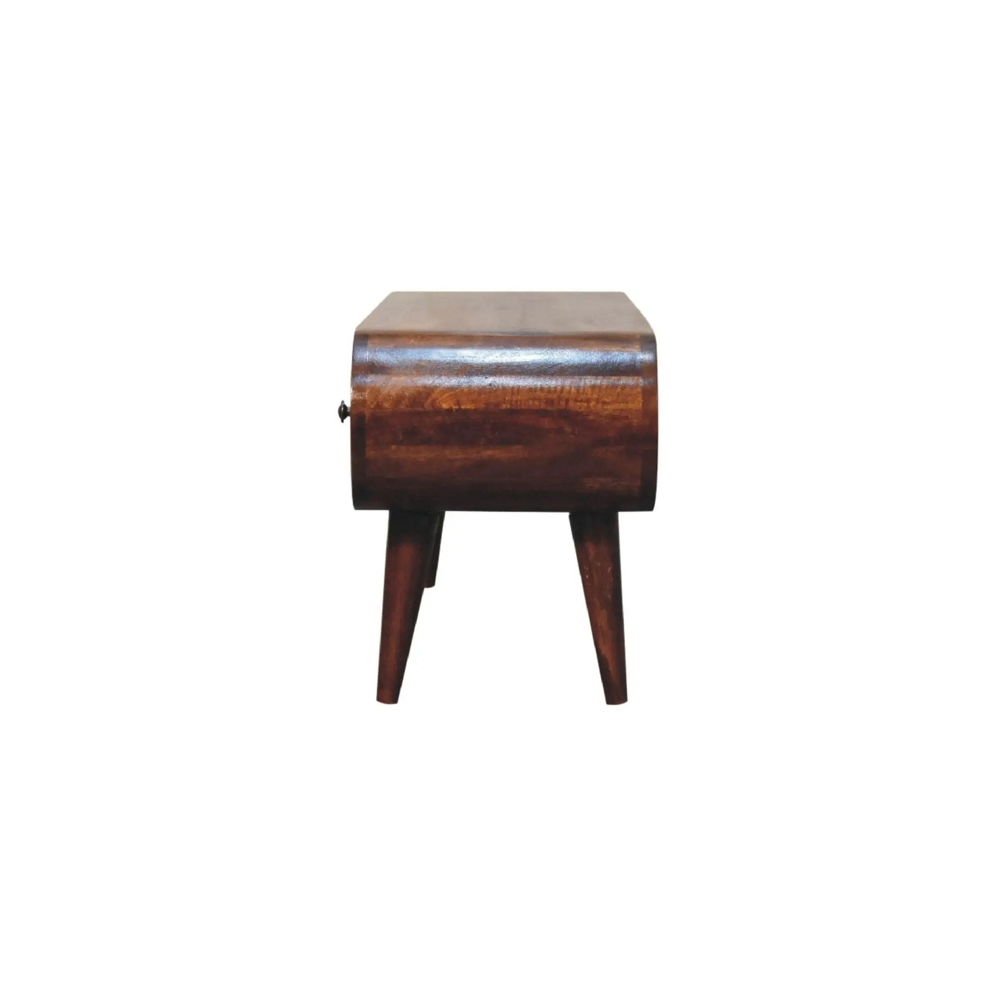 Solid Wood Circular TV Unit by Unique Piece Furniture