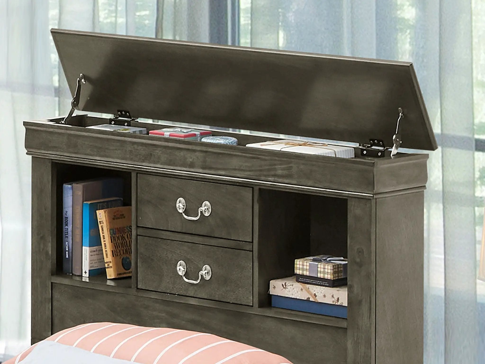 Traditional Style Bookcase Storage Bed by HouseOfZazla