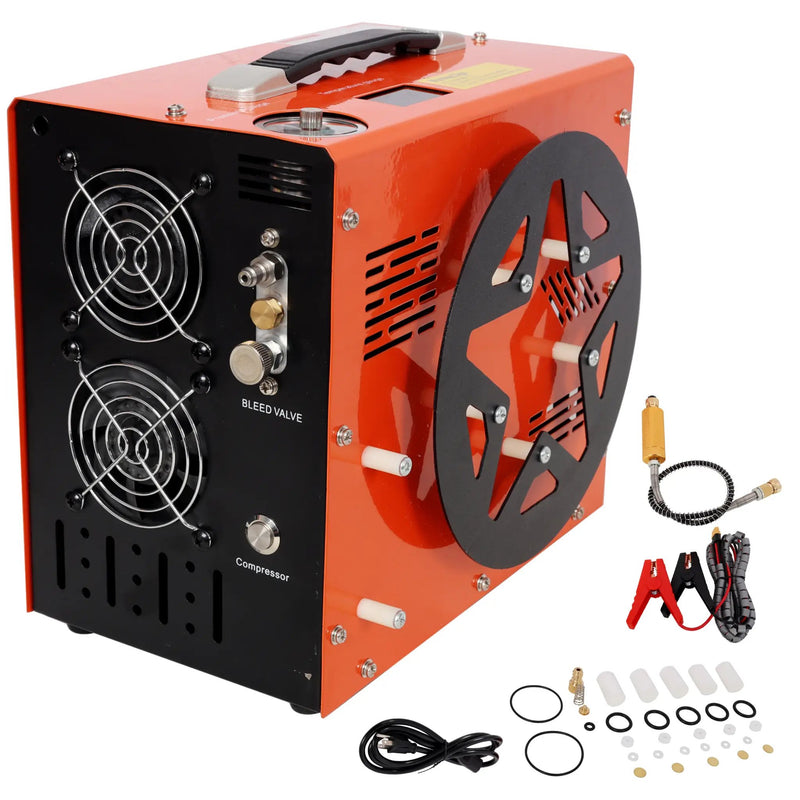 PCP Air Compressor, 4500PSI Portable with Auto-Stop and Built-In Converter by HouseOfZazla