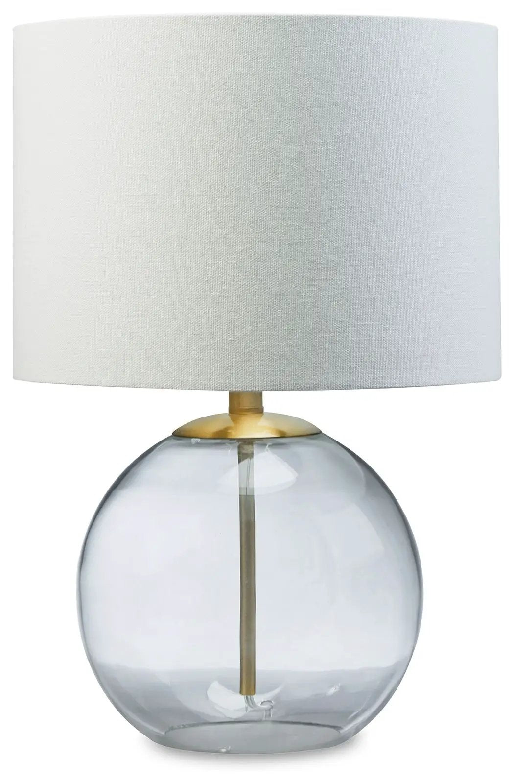 Samder - Glass Table Lamp - White by Unique Piece Furniture