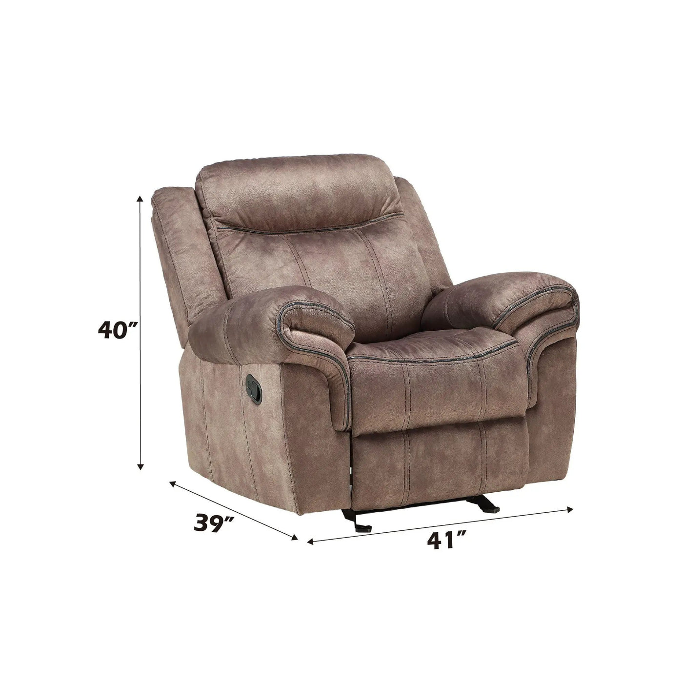 Zubaida - Two Tone Glider Recliner by HouseOfZazla