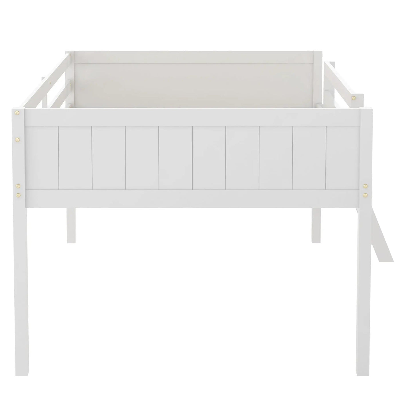 Low Loft Bed With Adjustable Ladder by HouseOfZazla