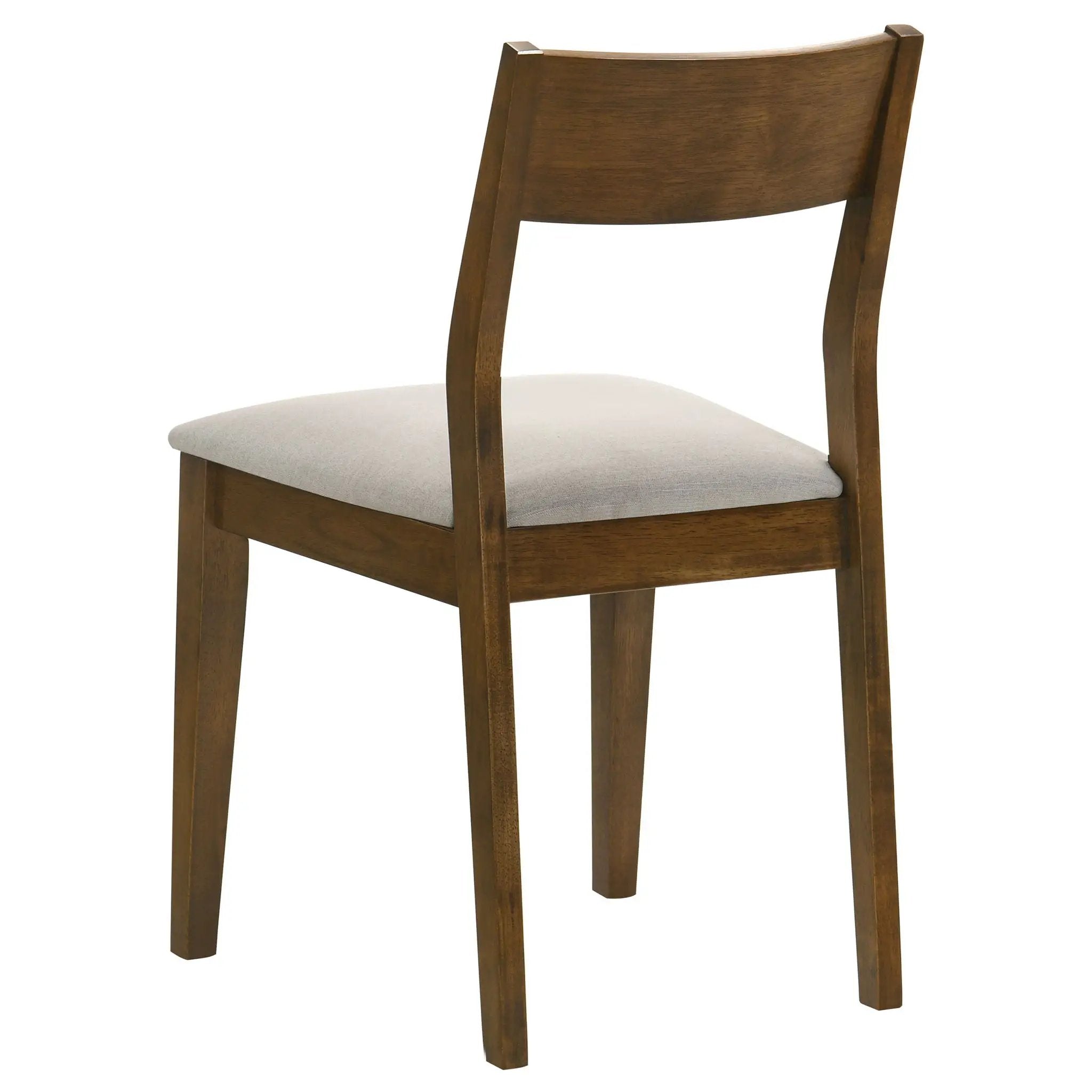 Almonte Dining Chair Upholstered Seat Dark Brown (Set of 2) by Unique Piece Furniture