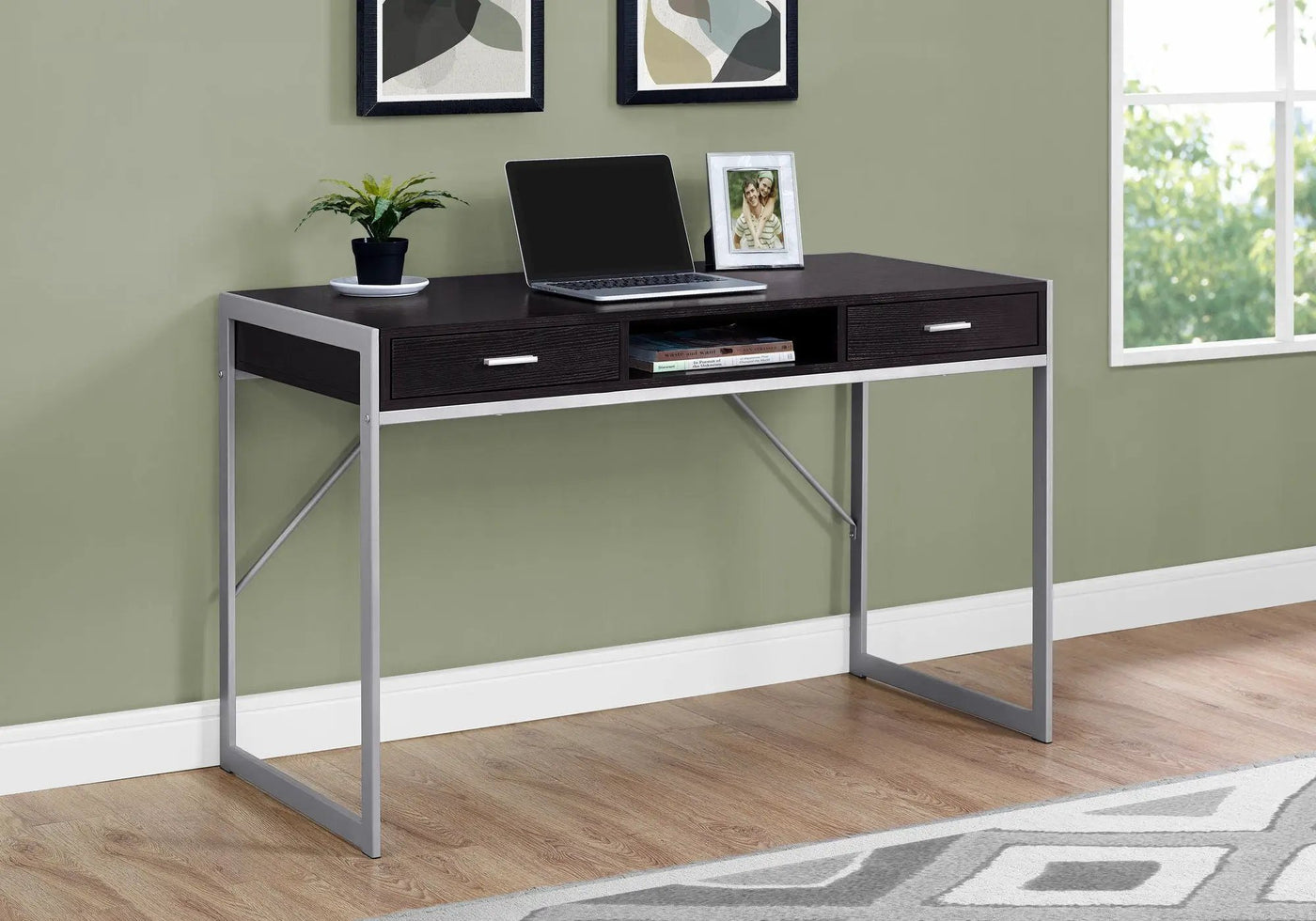 Computer Desk For Home Office Laptop with Storage Drawers by HouseOfZazla