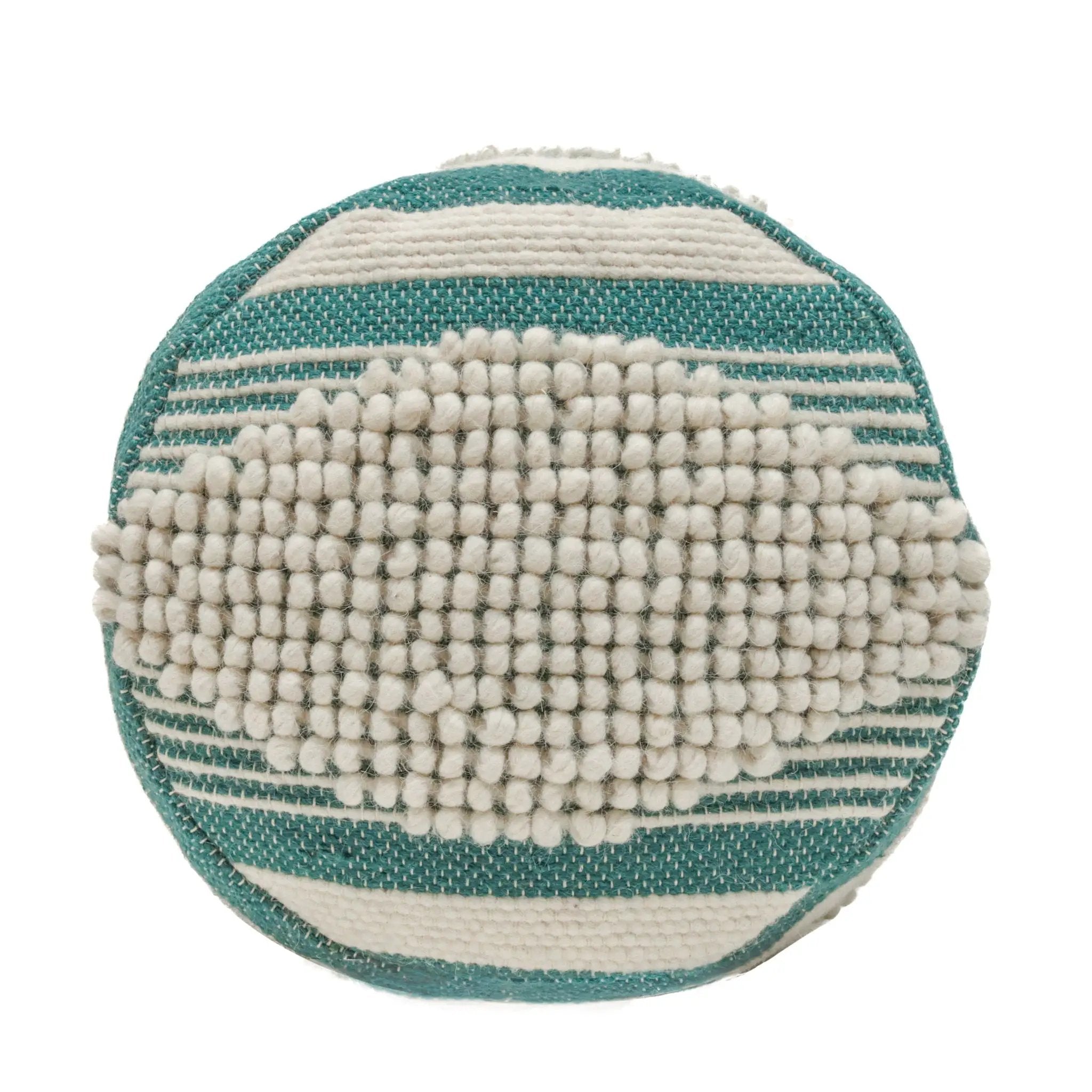 Diamond - Handcrafted Cylindrical Pouf by HouseOfZazla