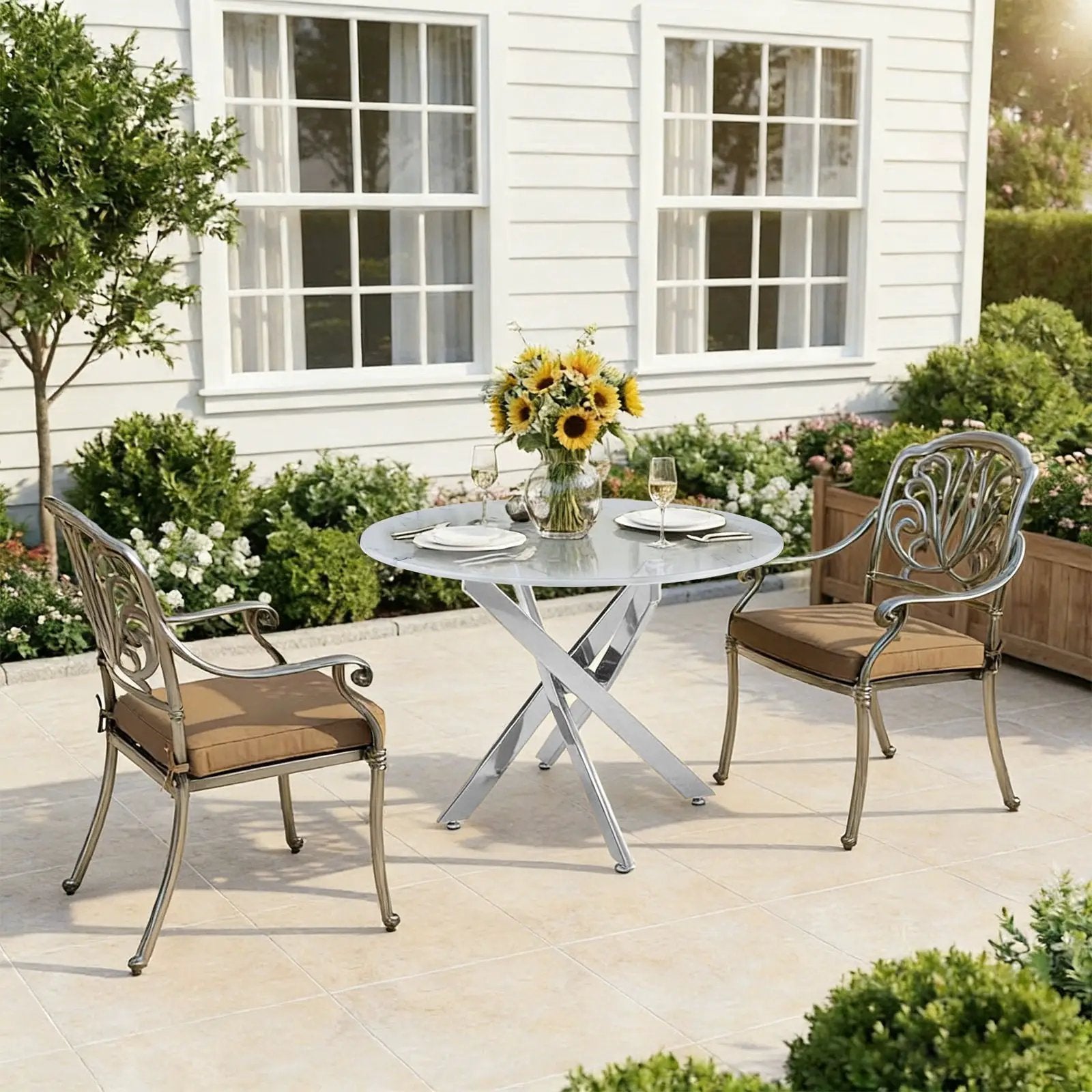 Modern Round Table For Dining Room by Unique Piece Furniture