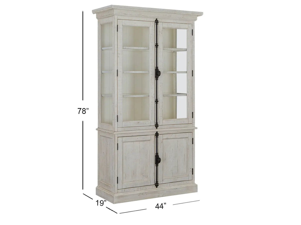 Bronwyn - China Cabinet - Alabaster, photo 4 of 7