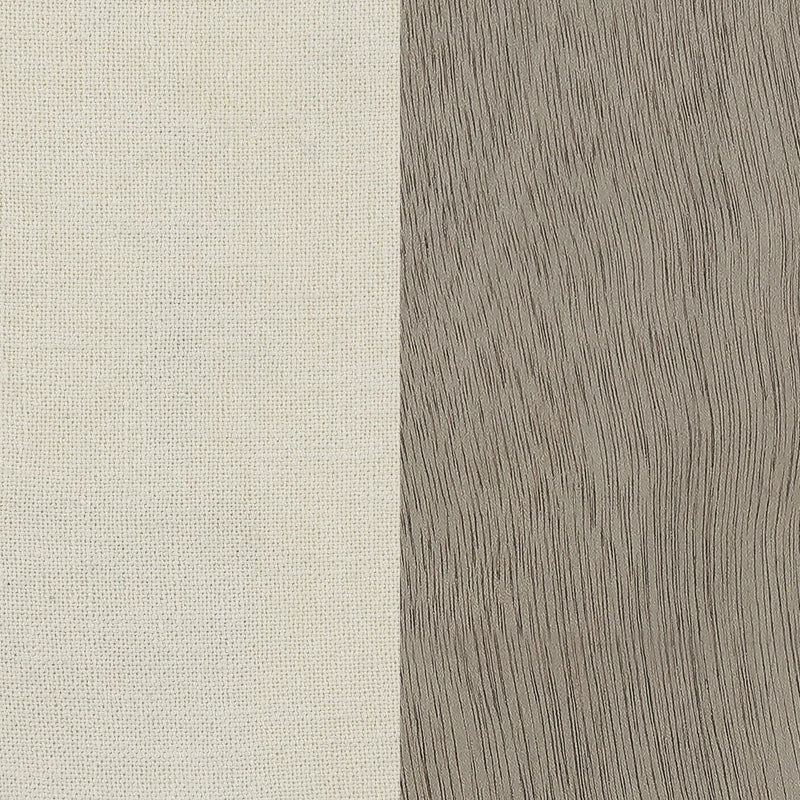Upholstered Dining Chair With Rolled Edge Seat Back (Set of 2) - Beige by HouseOfZazla