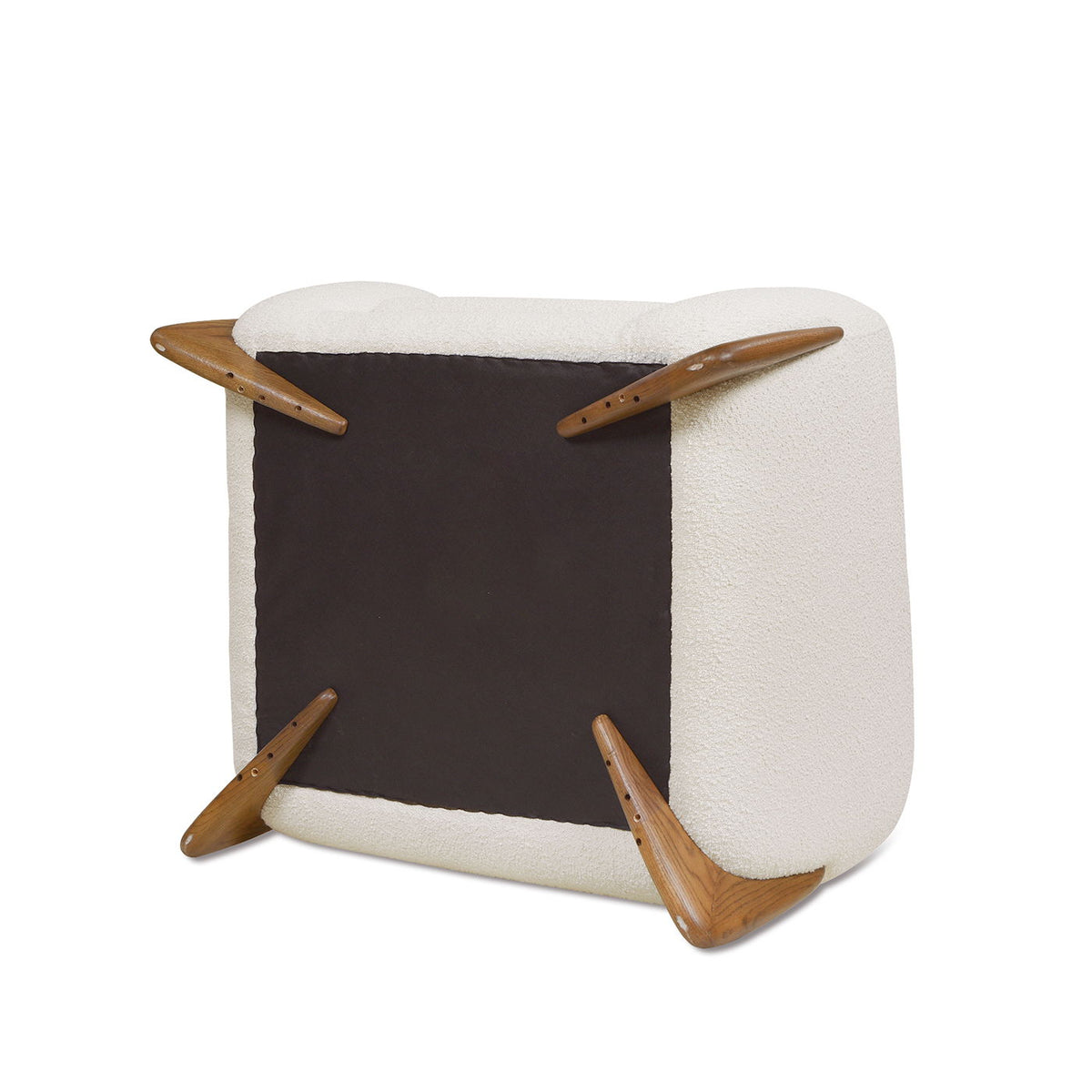 Sherpa Arm Chair with Removable Cushion - Black, White, Dark Green, photo 18 of 30