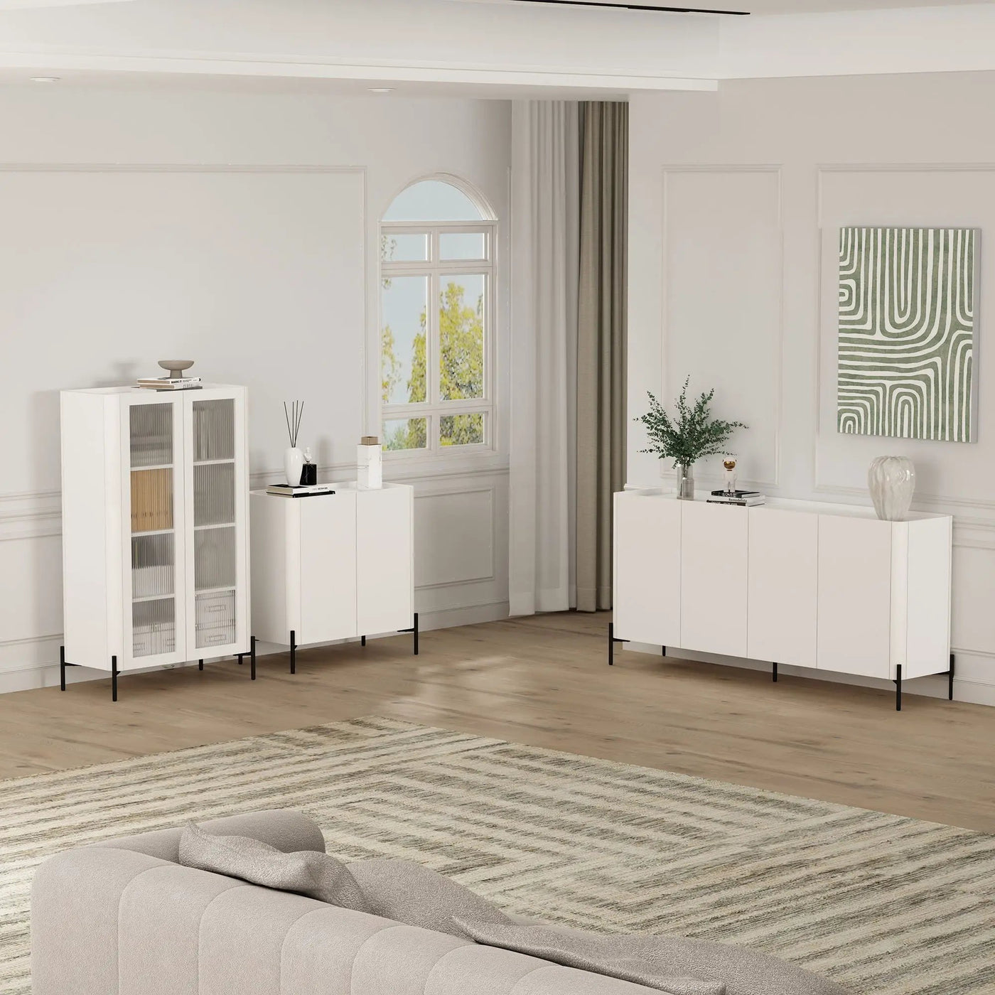 Abbey - Sideboard With Adjustable Shelves by HouseOfZazla