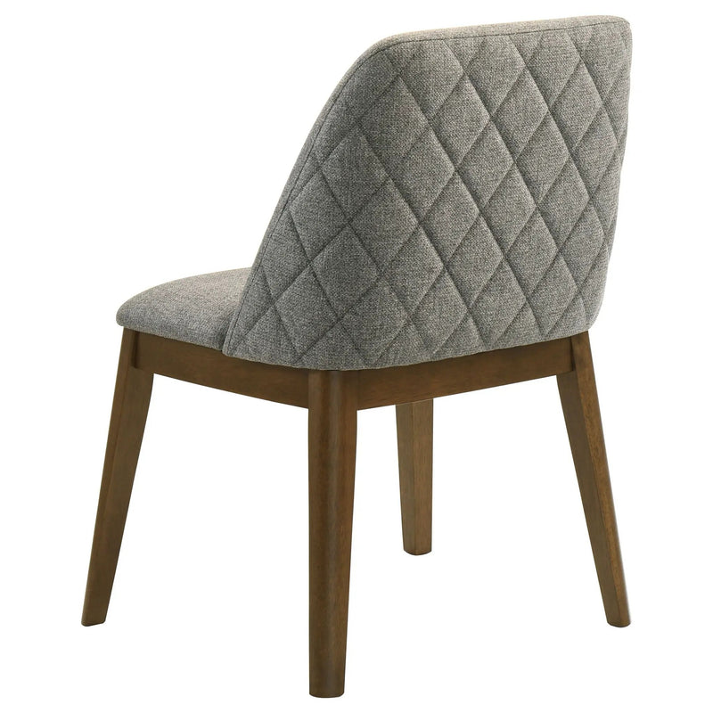 Franklin Upholstered Dining Side Chair Grey (Set of 2) by Unique Piece Furniture
