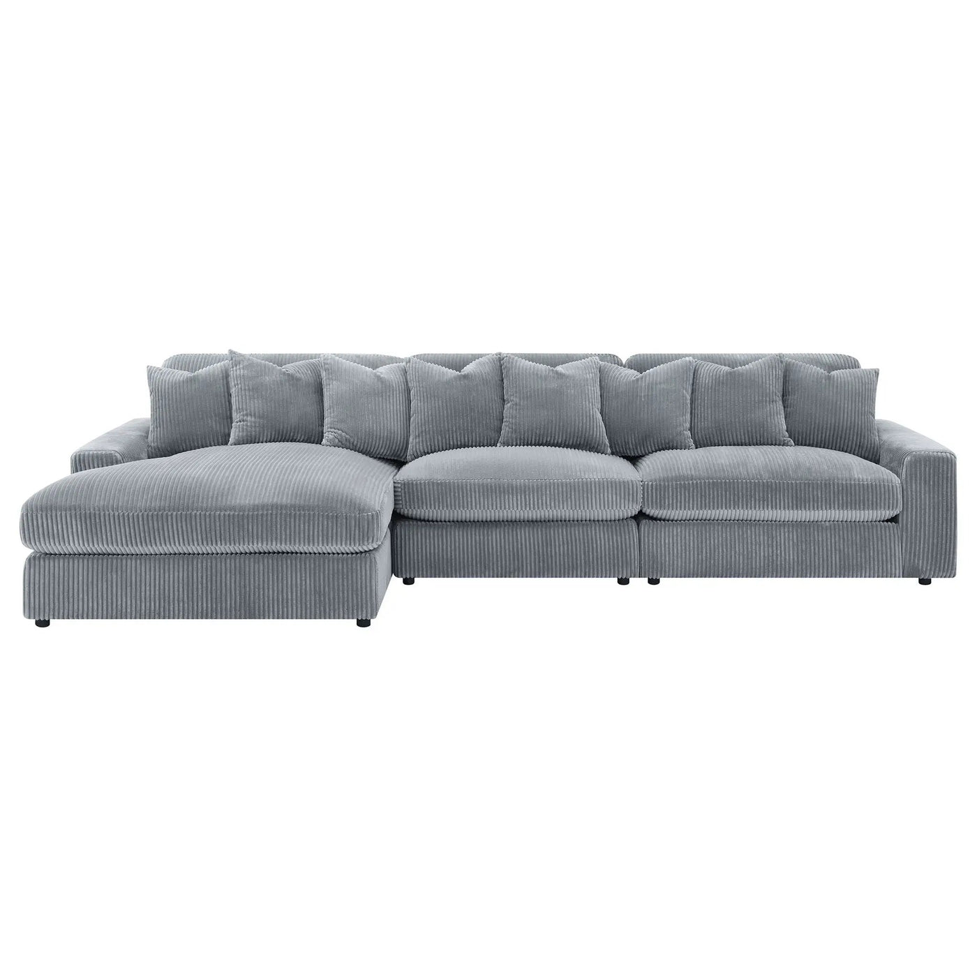 Cassidy - Upholstered Sectional Sofa With Reversible Cushions by HouseOfZazla