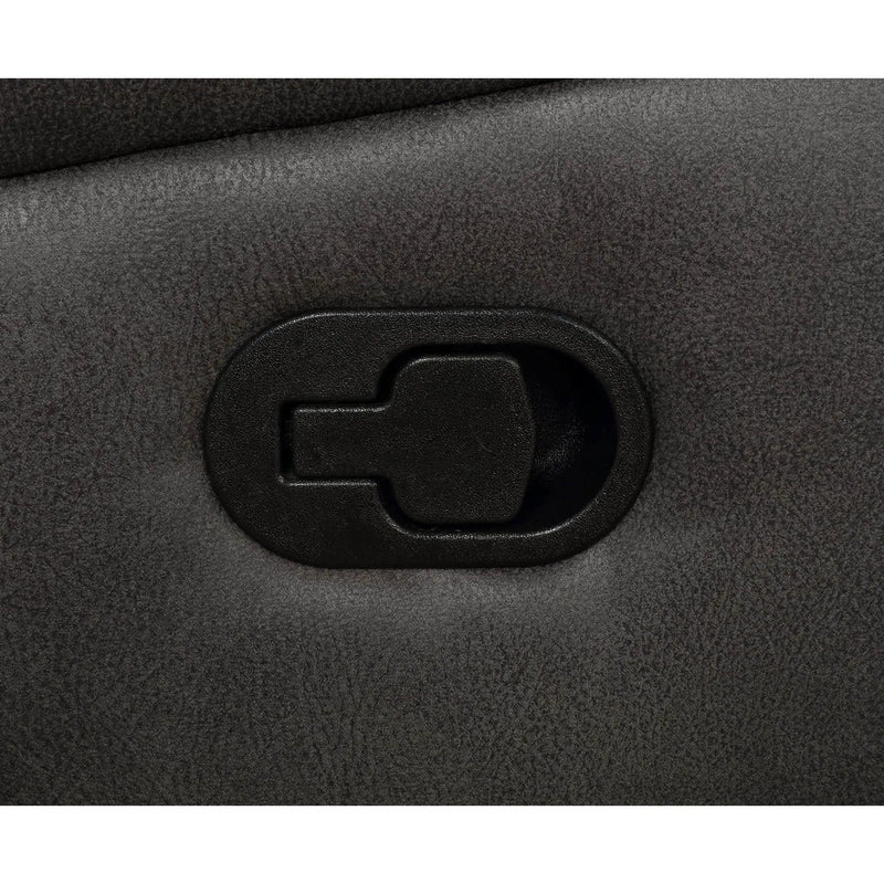 Franklin - Upholstered Padded Arm Glider Recliner - Charcoal by Unique Piece Furniture