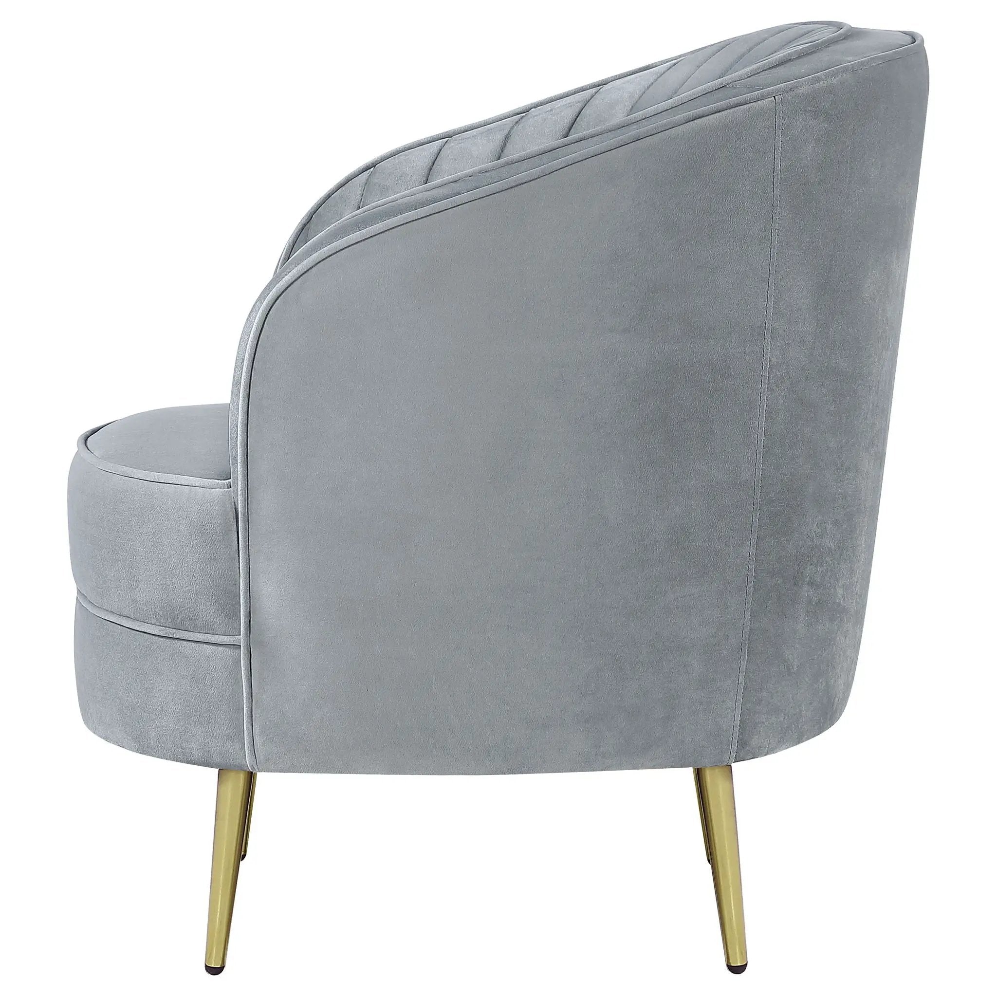 Tufted Upholstered Lounge Seating Chair