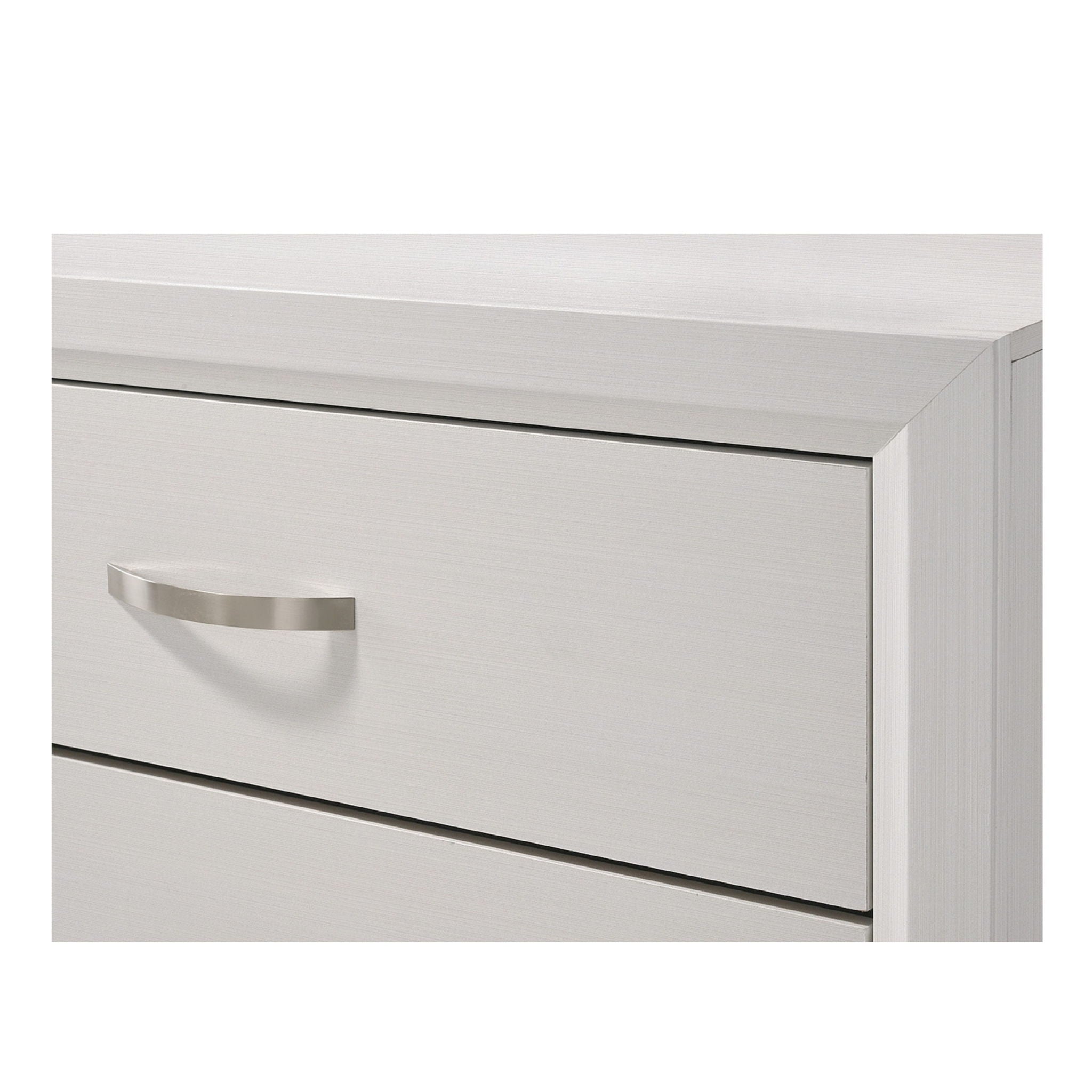 Contemporary 6 Drawer Dresser With Handles by Unique Piece Furniture