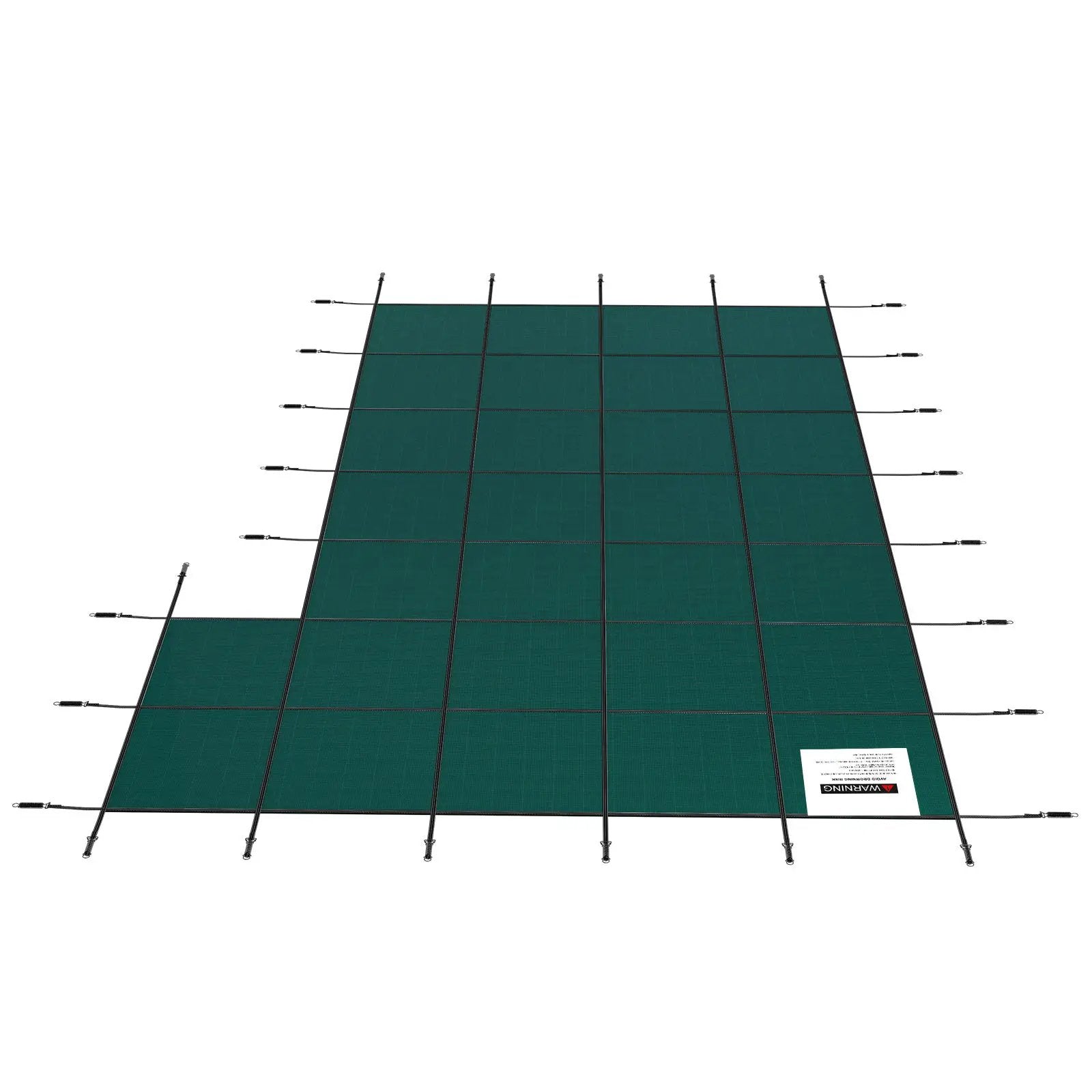 Inground Pool Safety Cover, 20 ft x 38 ft Rectangular with Right Step by HouseOfZazla