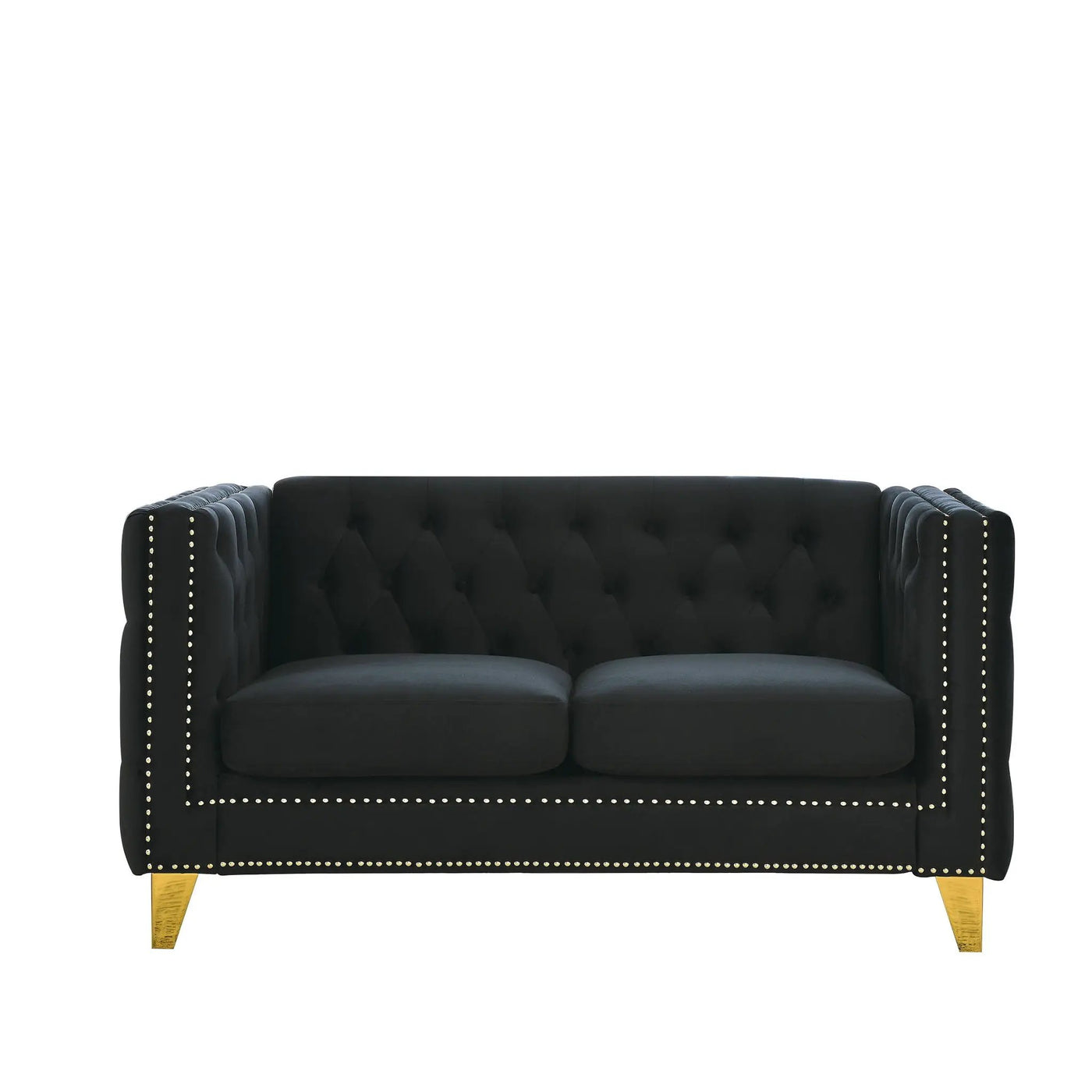 Modern Sofa With Button Tufting, Upholstered Couch For Living Room by HouseOfZazla
