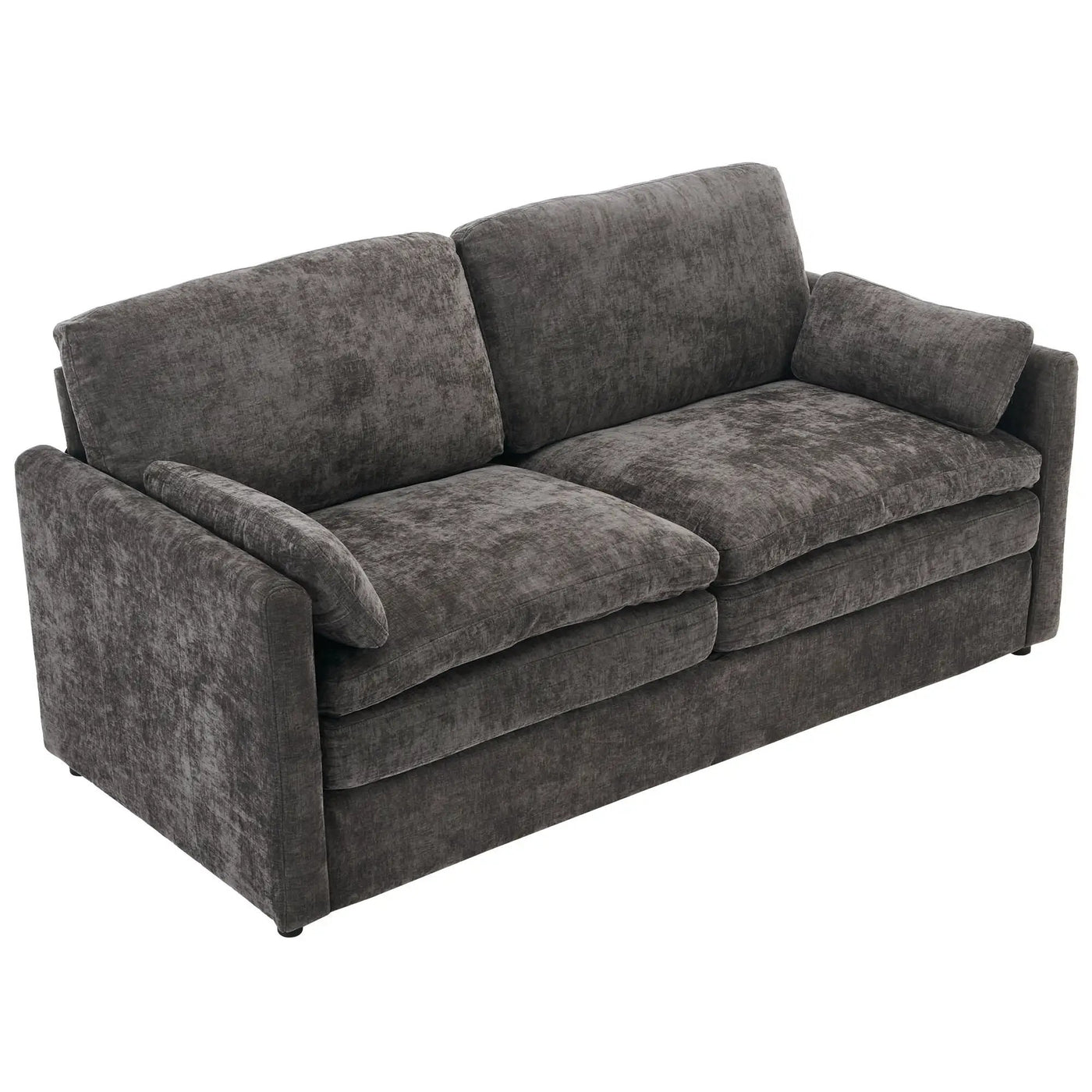 Cozy Upholstered Cushion Loveseat Sofa For Living Room by HouseOfZazla
