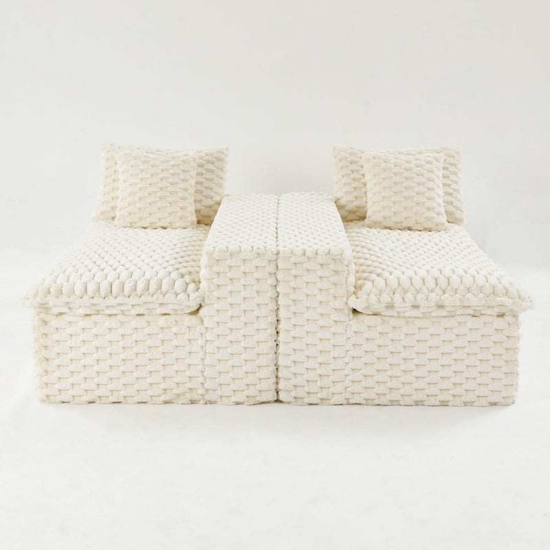 Multifunctional Sofa, Side-By-Side Or Facing Each Other by HouseOfZazla