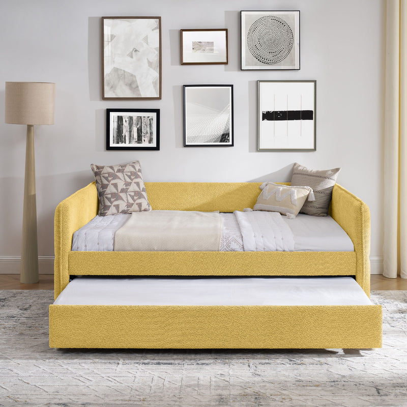 Upholstered Daybed With Pop Up Trundle by Unique Piece Furniture