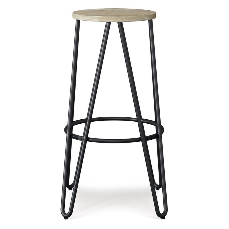 Simeon - Multifunctional Metal Stool With Wood Seat by HouseOfZazla