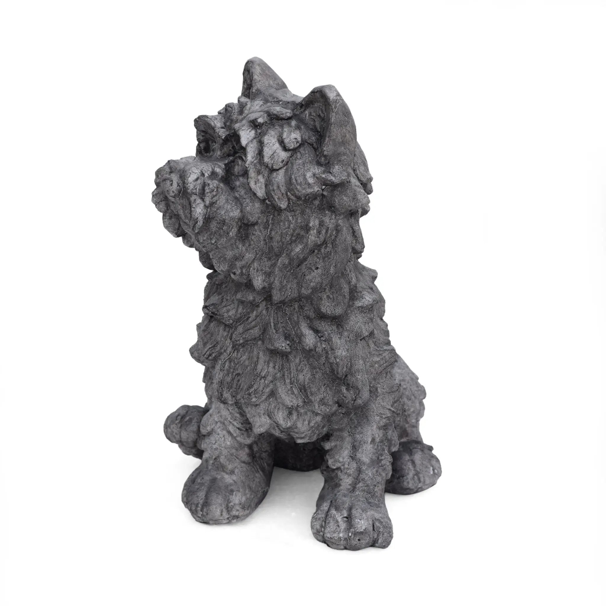 Cricket Dog Cast Stone Garden Statue by HouseOfZazla