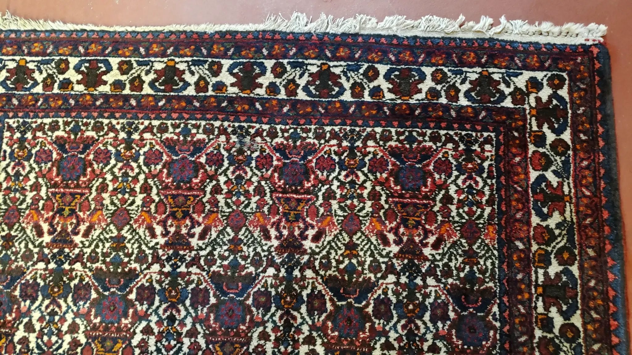 Persian Afshar Rug 3.6 x 5, Zili Sultan Pattern, Wool by Jewel Rugs