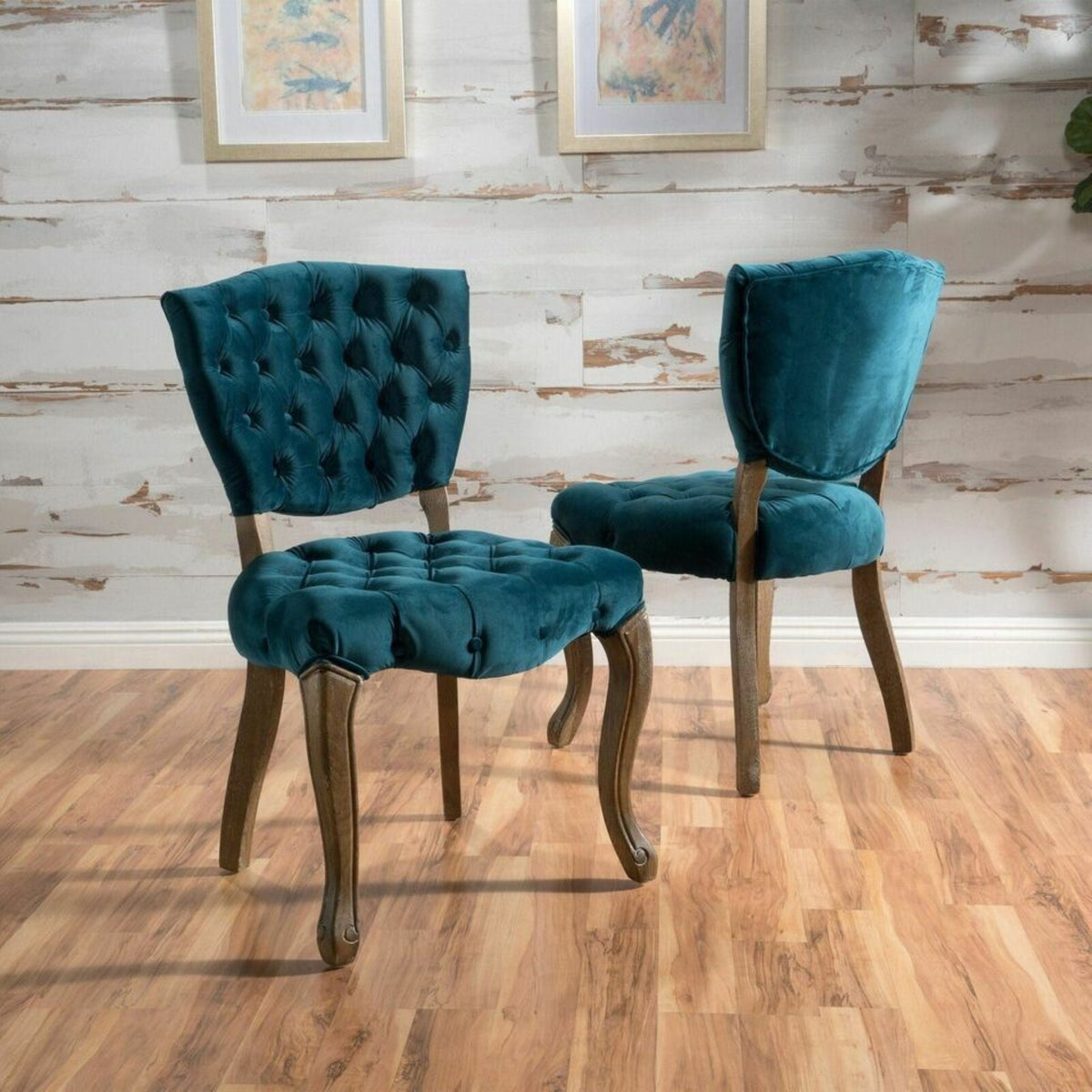 KD Tufted Chair Set of 2