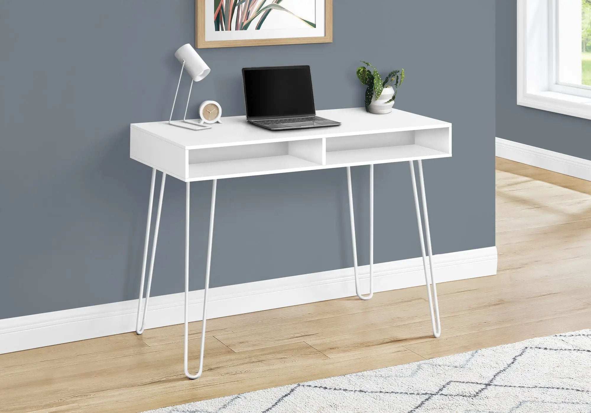 Computer Desk, Home Office, Laptop, Left And Right Set-Up, Storage Drawers, Work, Contemporary, Modern by Unique Piece Furniture
