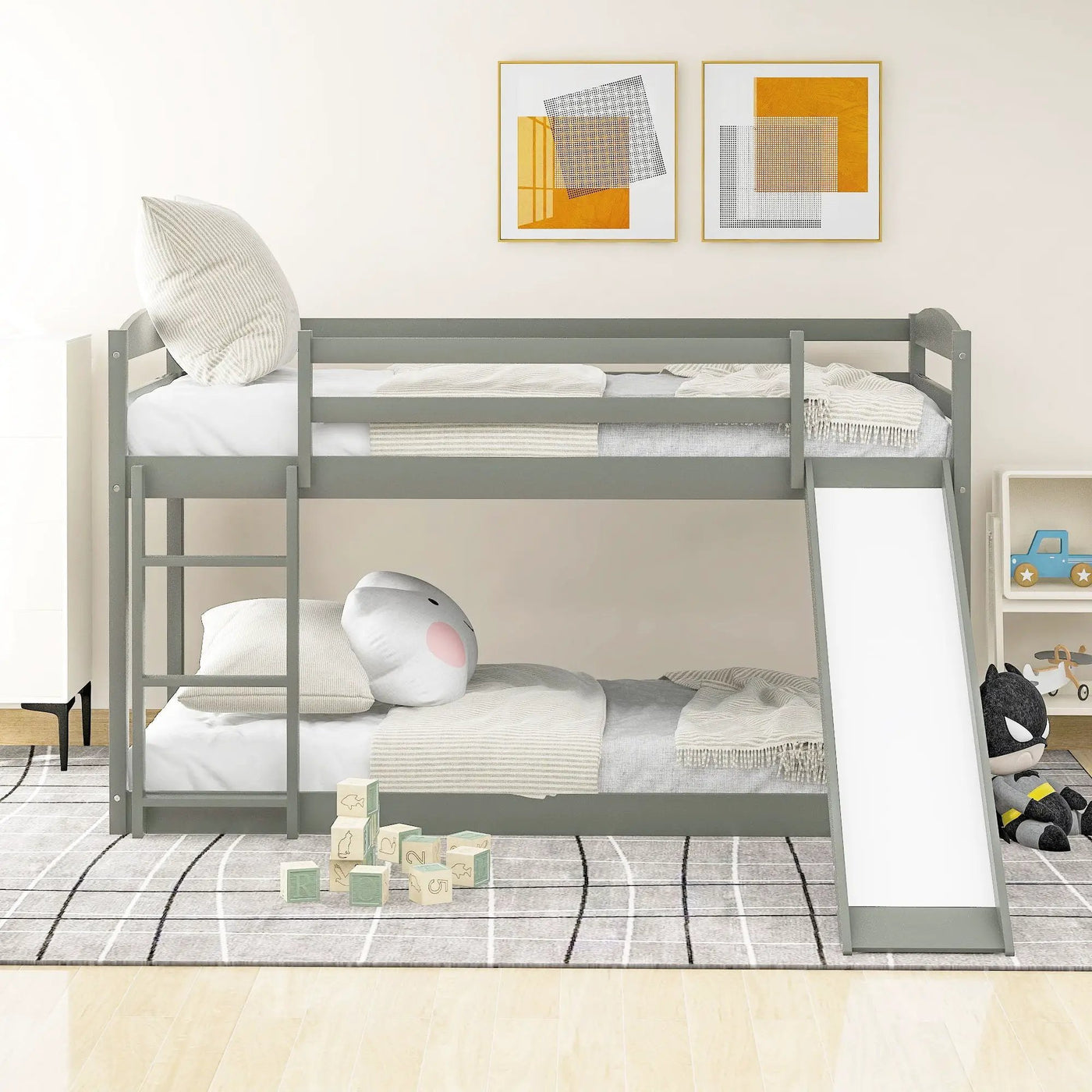 Durable Bunk Bed With Convertible Slide And Ladder by HouseOfZazla