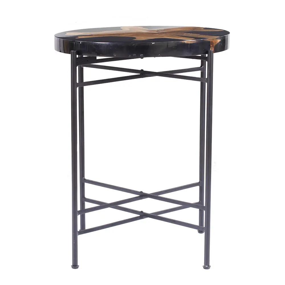 Side Table - Black / Brown by Unique Piece Furniture