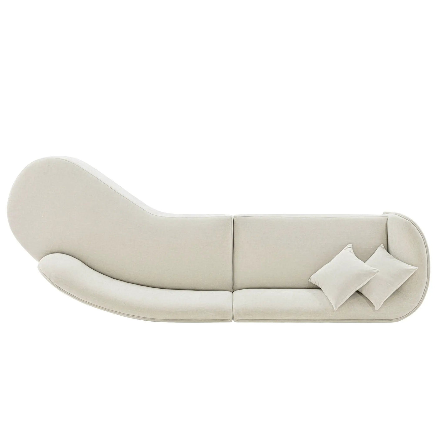 Daria - Sofa Sectional With Pillows, 2 Piece Design by HouseOfZazla