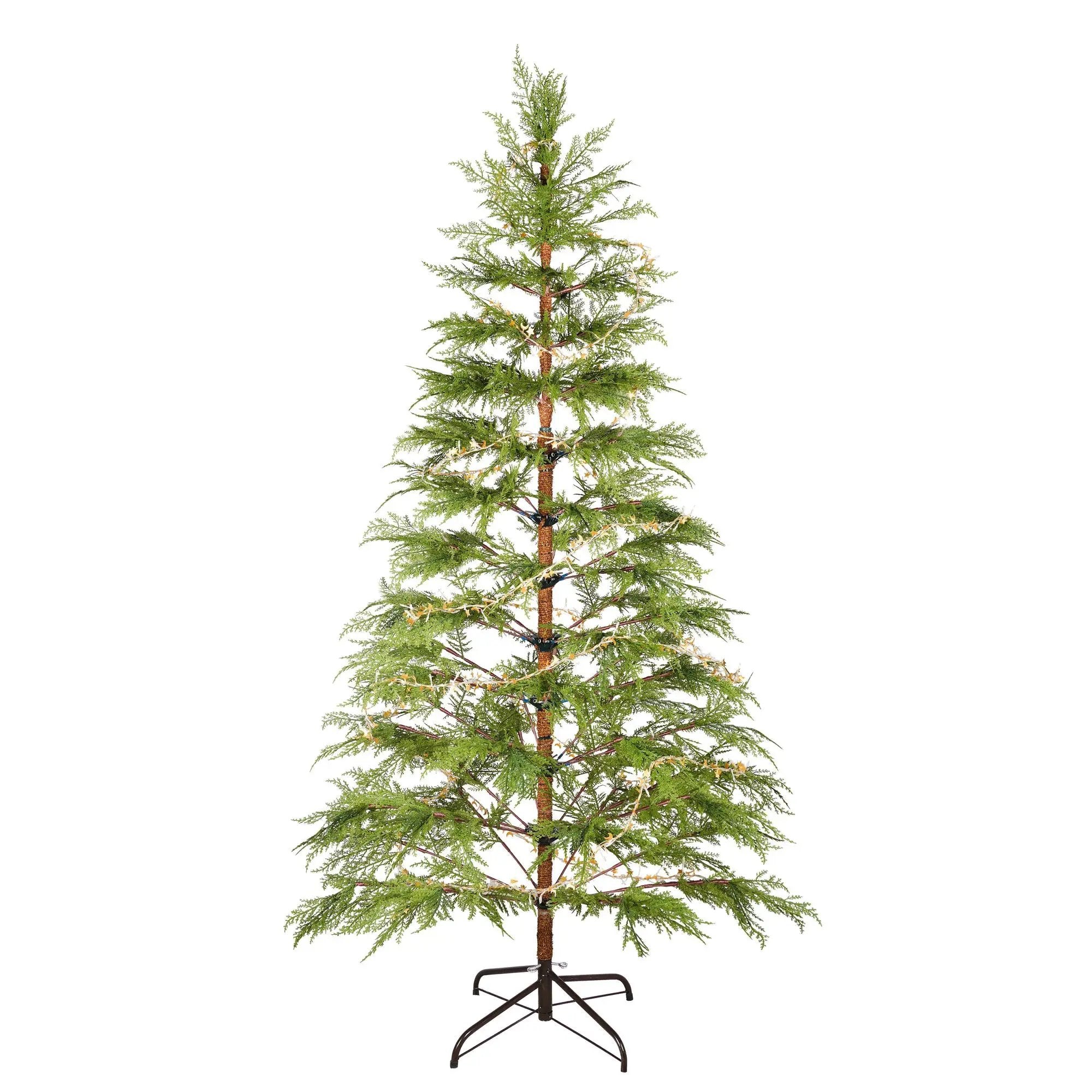 6 Feet Artificial Full Christmas Tree with LED Lights by HouseOfZazla