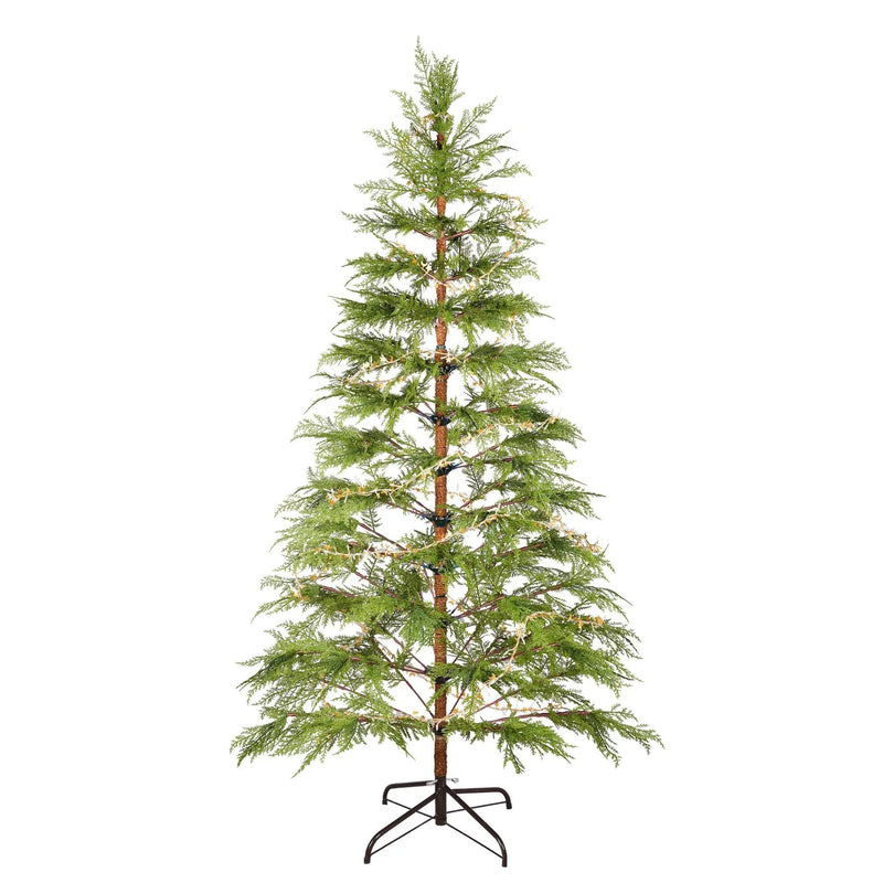 6 Feet Artificial Full Christmas Tree with LED Lights by HouseOfZazla