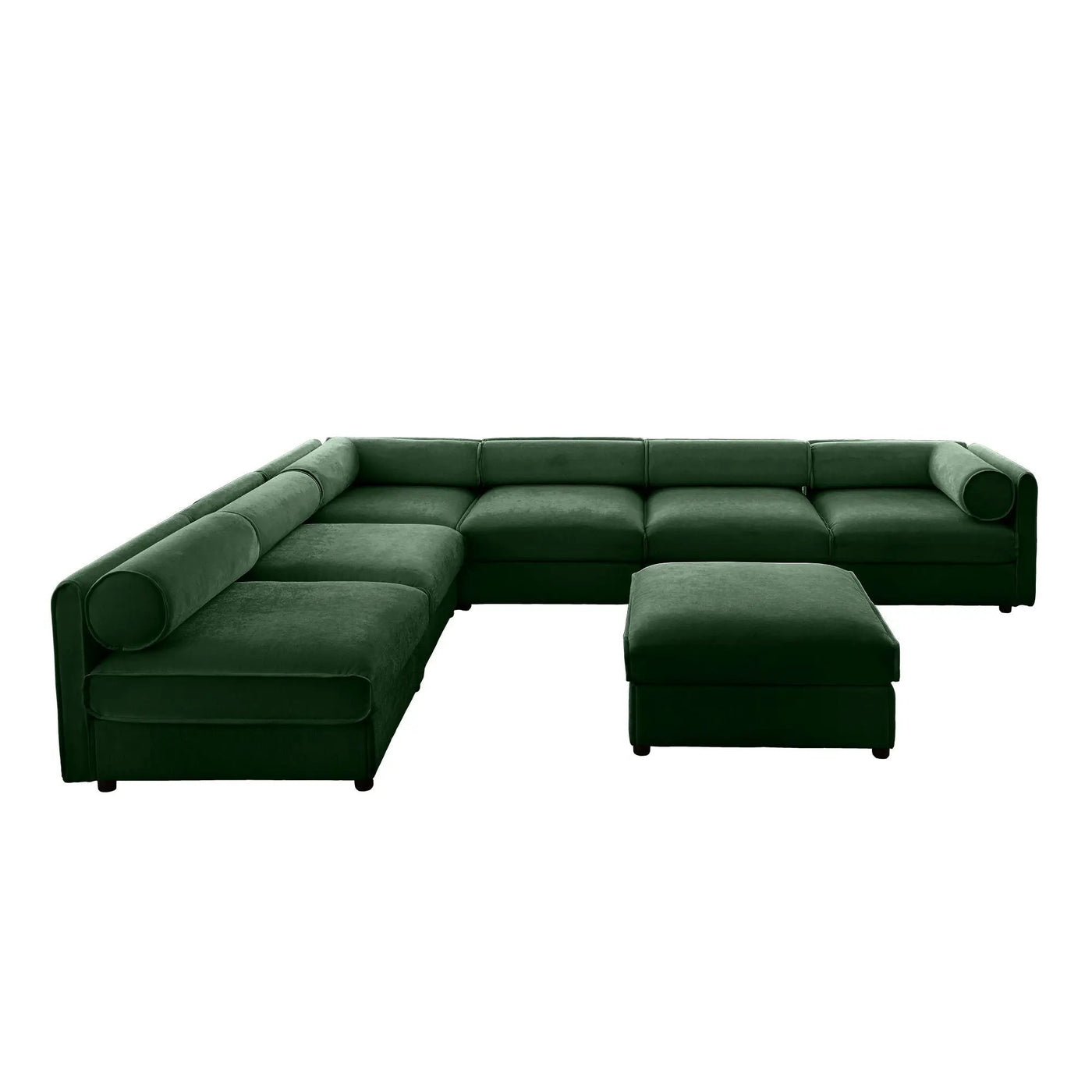 Modern Modular Sectional Sofa With Storag, Contemporary Cylindrical Design by Unique Piece Furniture