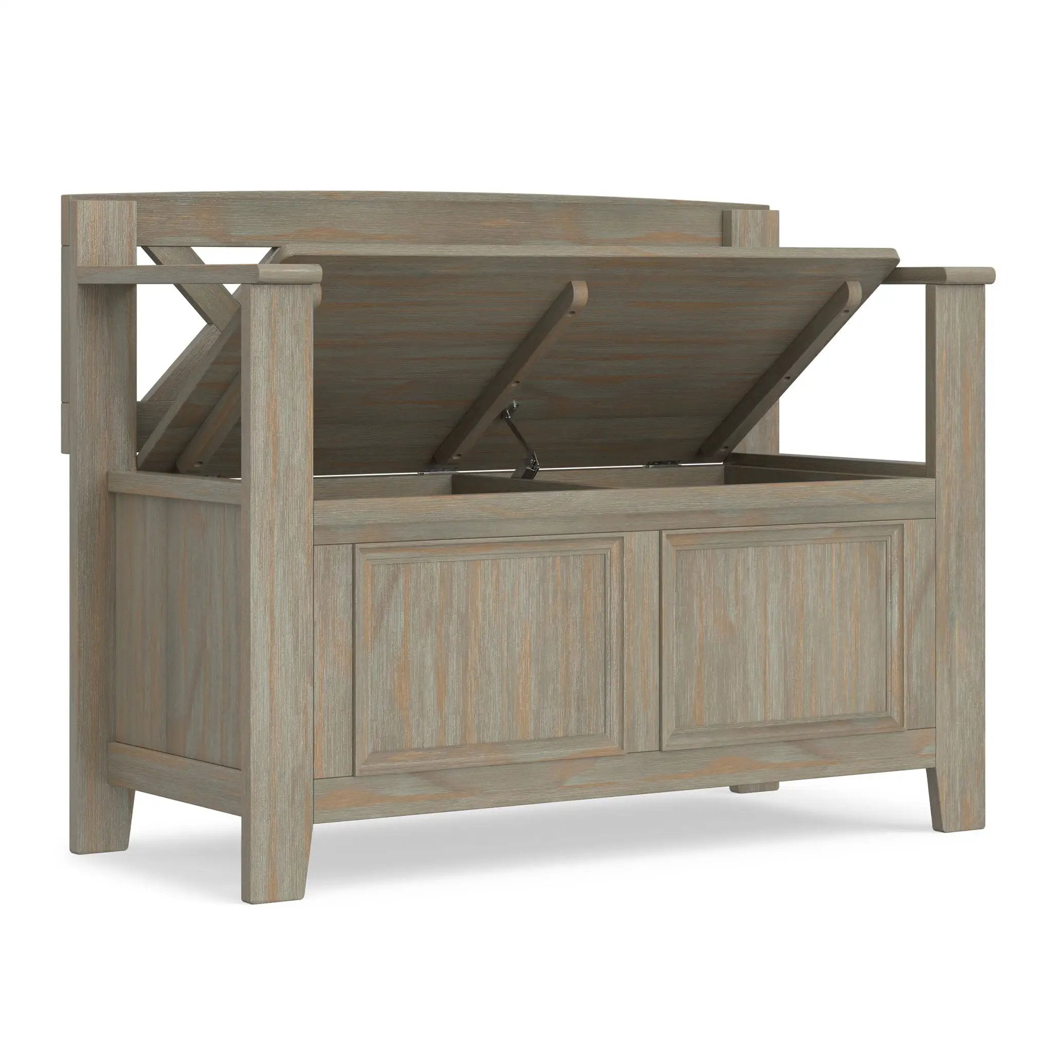 Amherst - Small Transitional Entryway Storage Bench by Unique Piece Furniture
