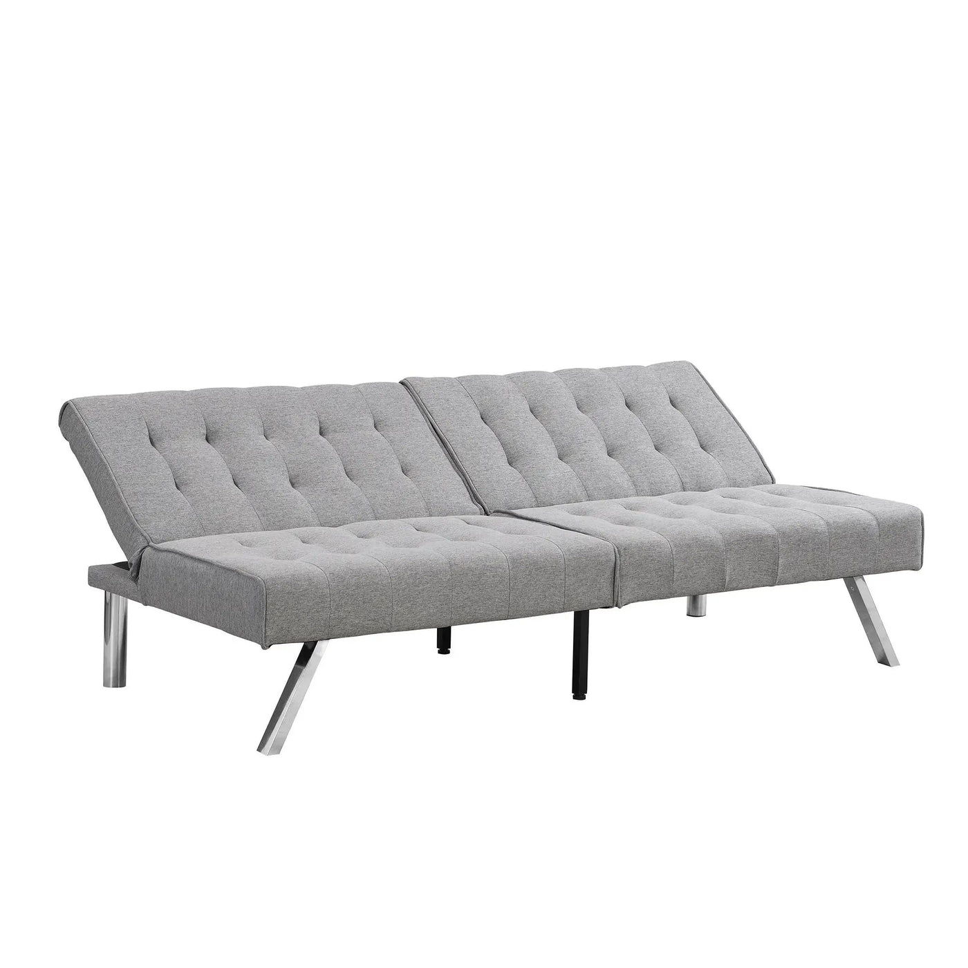 Modern Sofa Bed With Wood Frame And Stainless Legs by HouseOfZazla