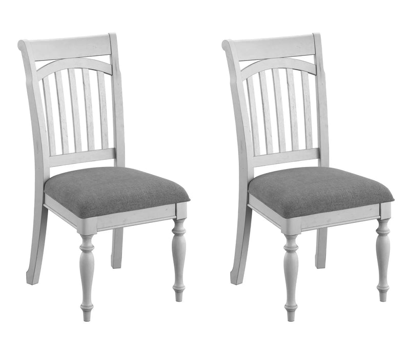 Slat Back Dining Chairs (Set of 2) - Gray by HouseOfZazla