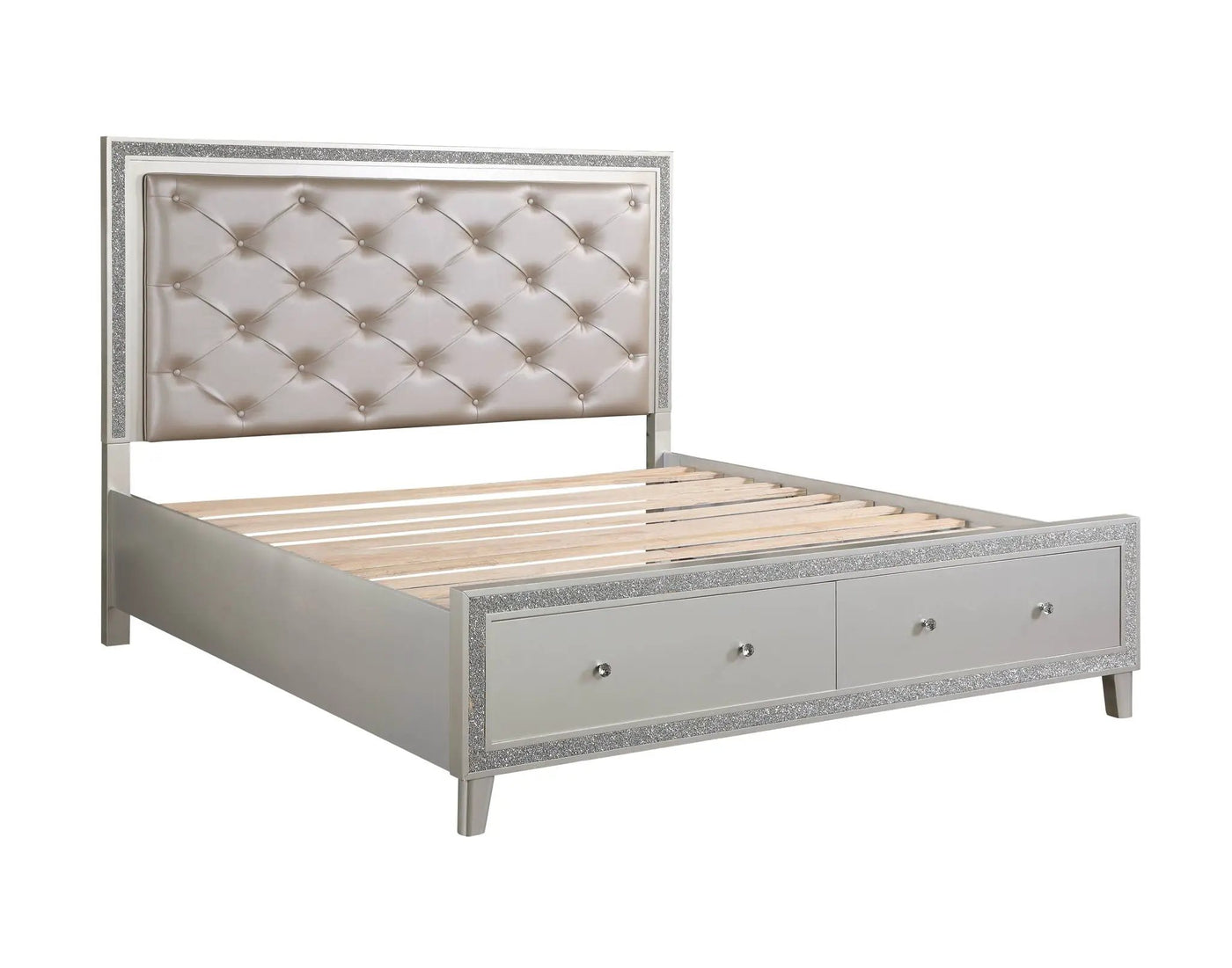 Sliverfluff - Bed With LED by Unique Piece Furniture