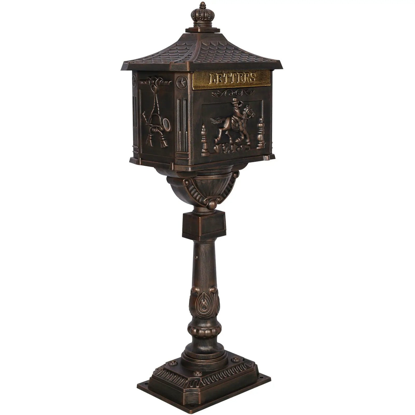 Cast Aluminum Mail Box, Postal Box, Mailbox by HouseOfZazla