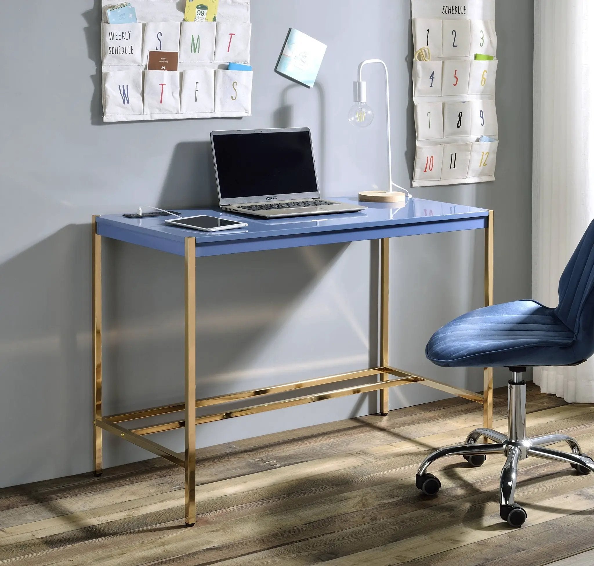 Midriaks - Writing Desk With USB by Unique Piece Furniture
