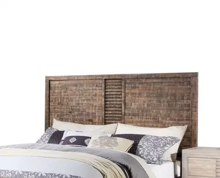Andria Reclaimed Oak Finish Queen Bed by HouseOfZazla